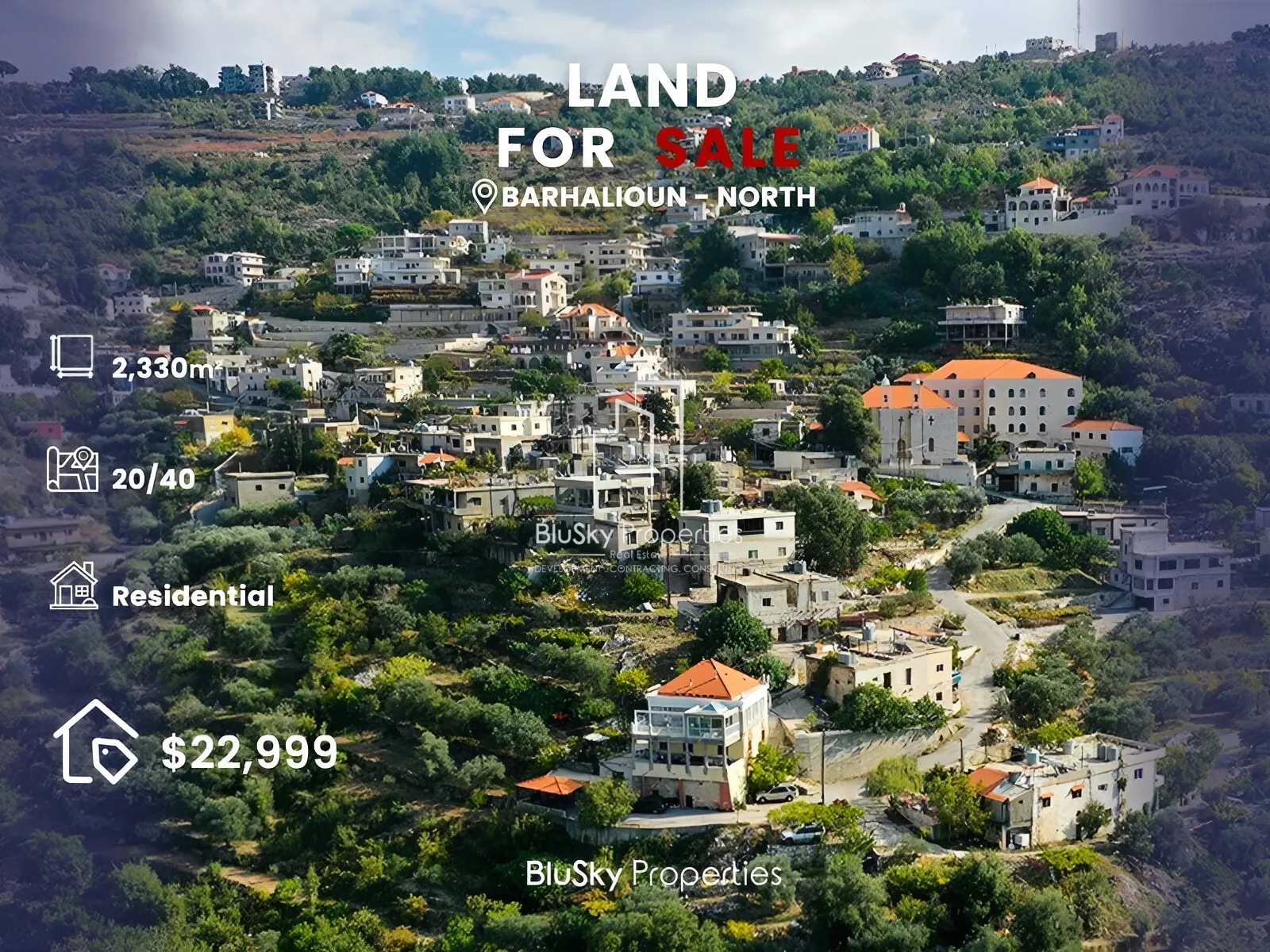 Land for Sale in Barhalioun