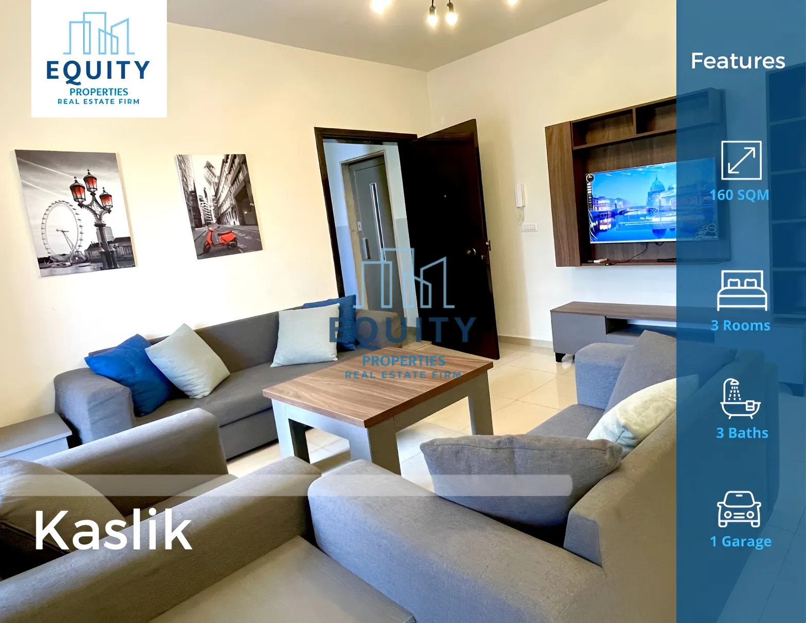 Apartment for rent in Kaslik, Lebanon