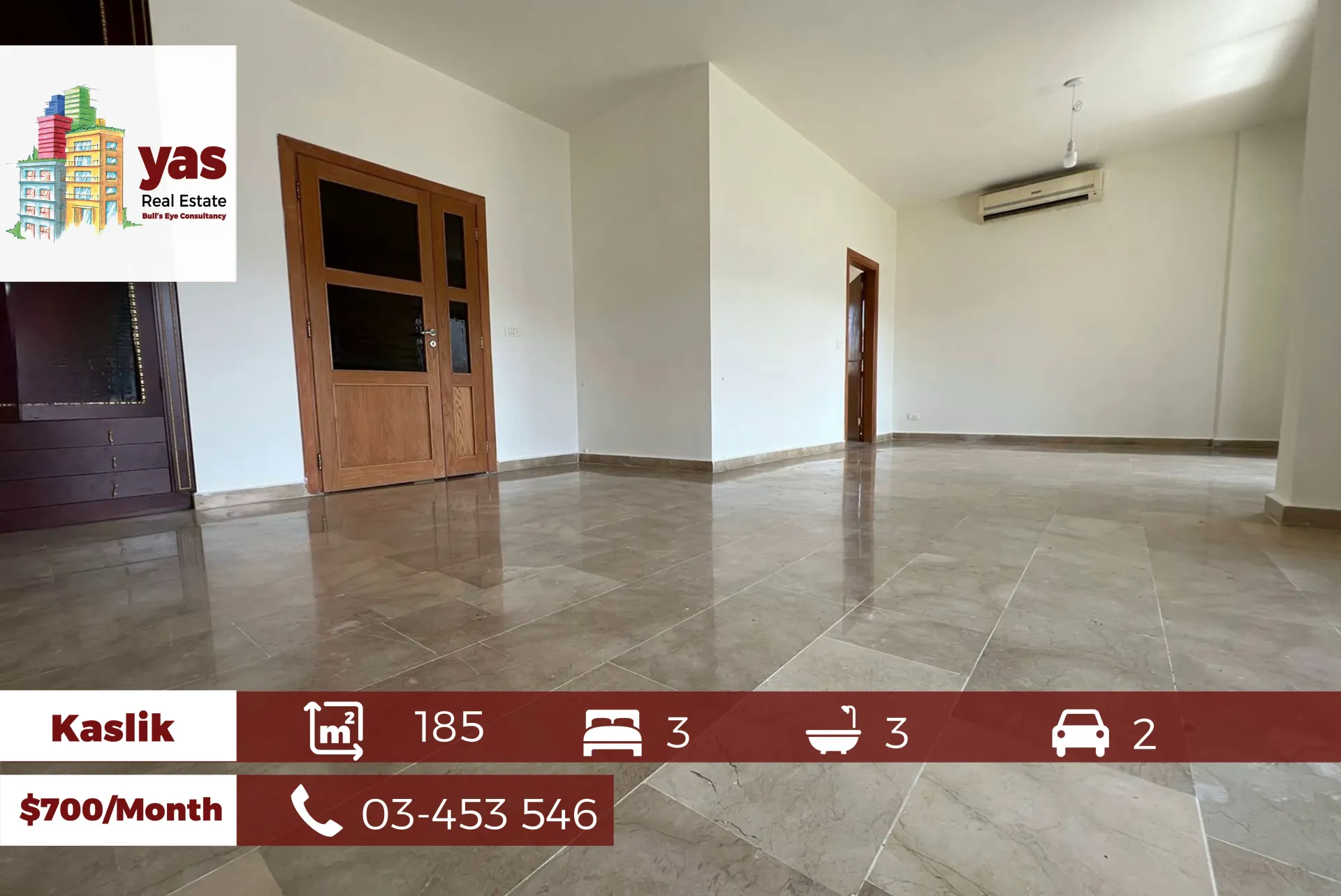 Apartment for Rent in Kaslik