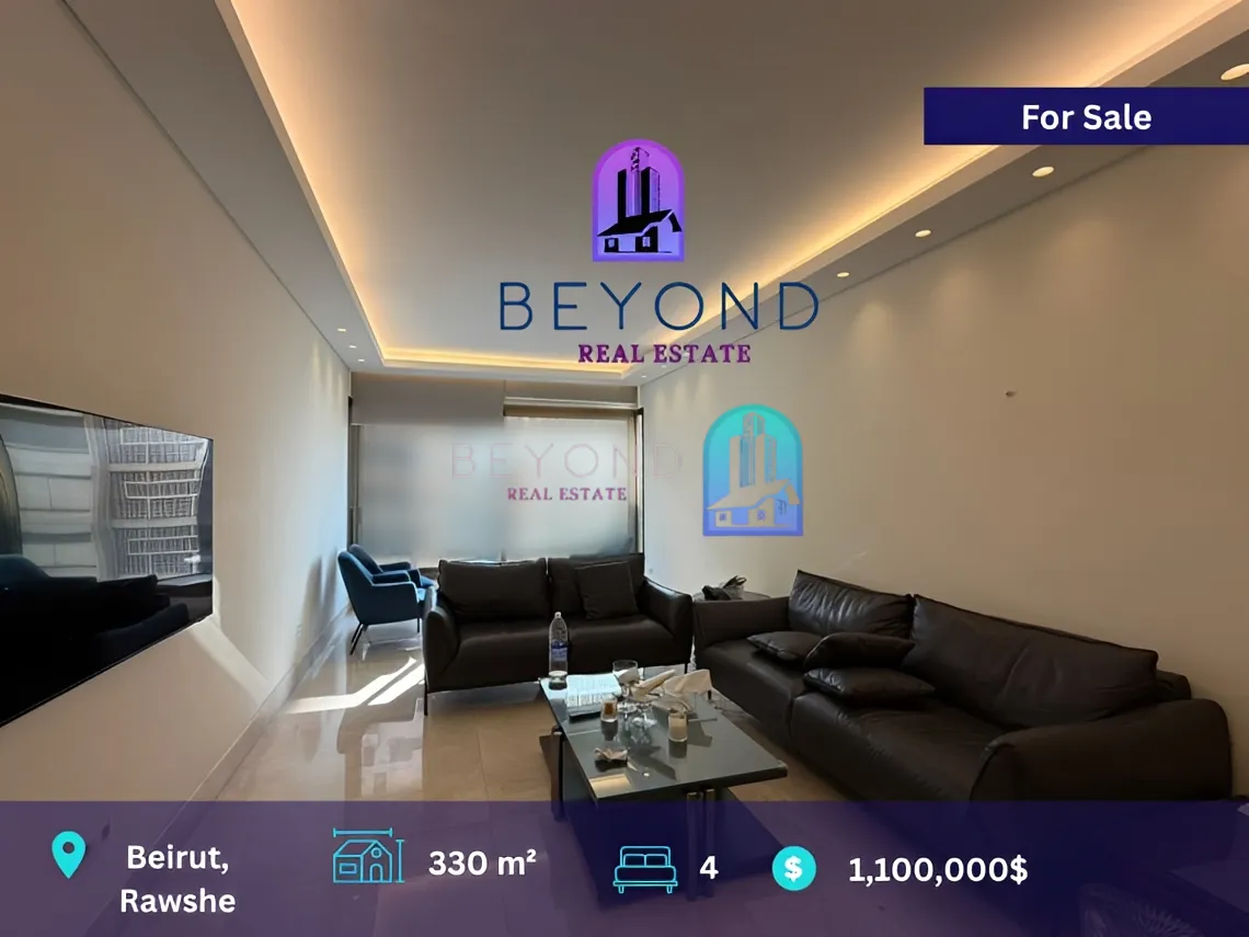 Apartment for sale in Raoucheh, Beirut, Lebanon