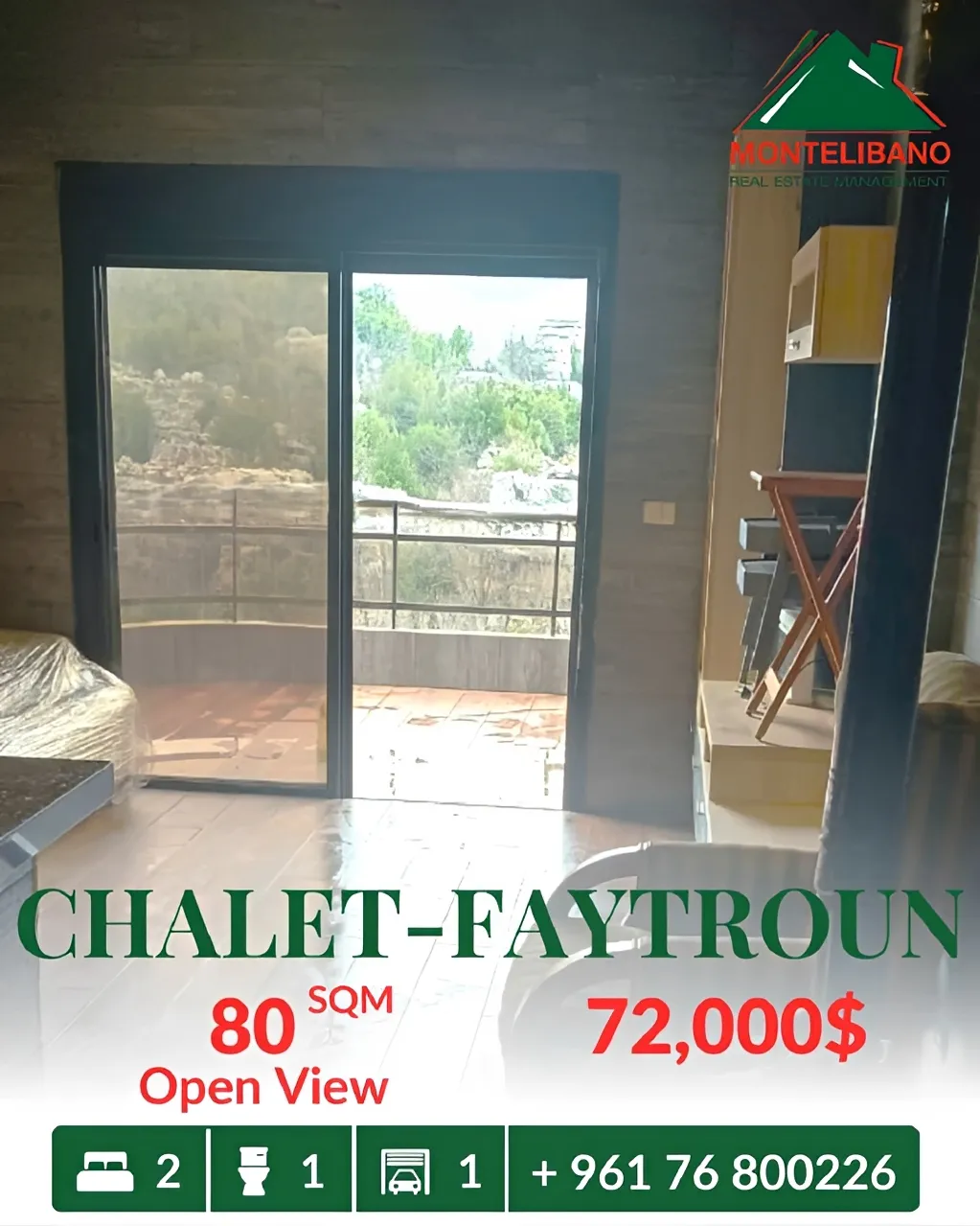 Apartment for sale in Faitroun, Lebanon