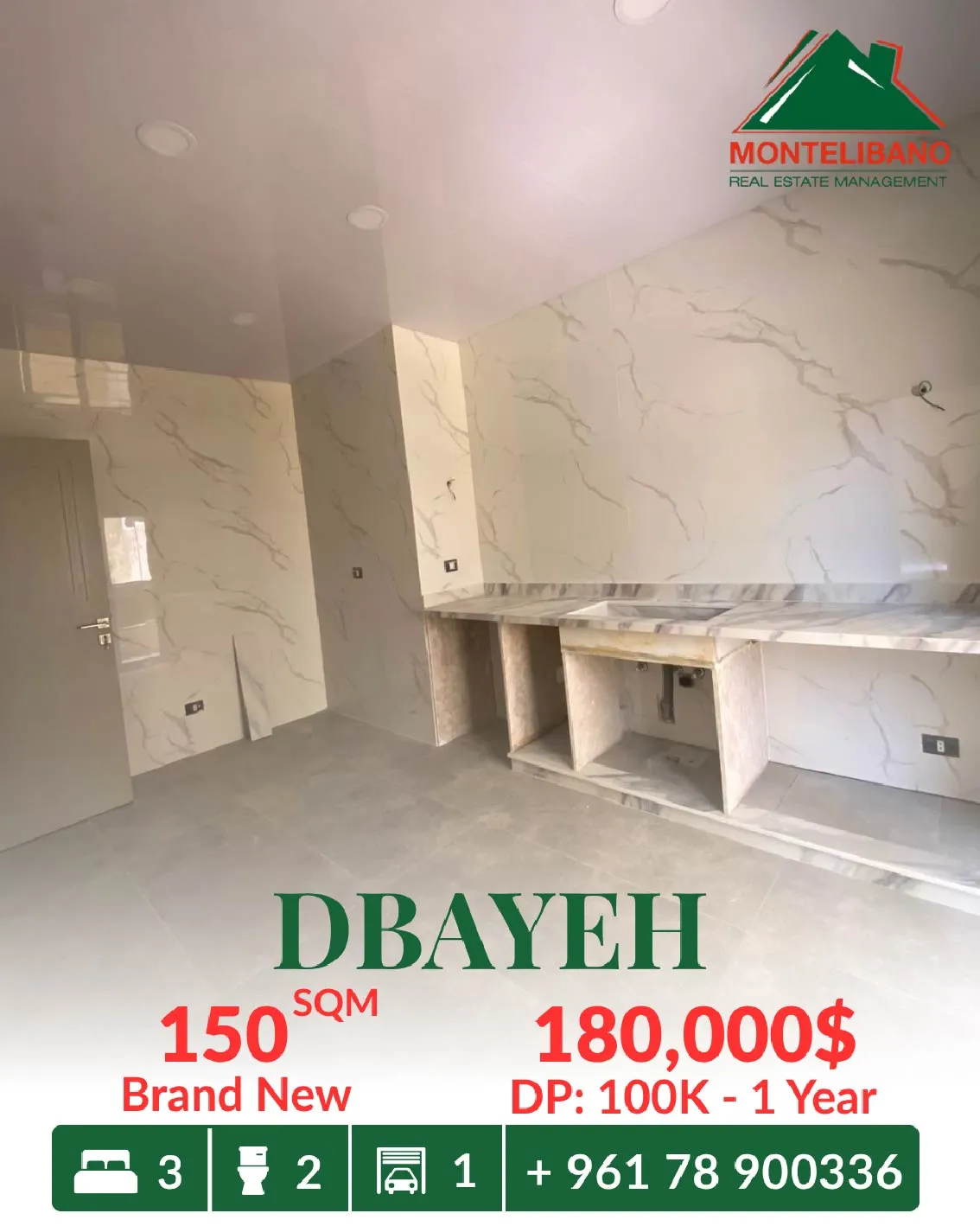 Apartment for sale in Dbayeh, Lebanon
