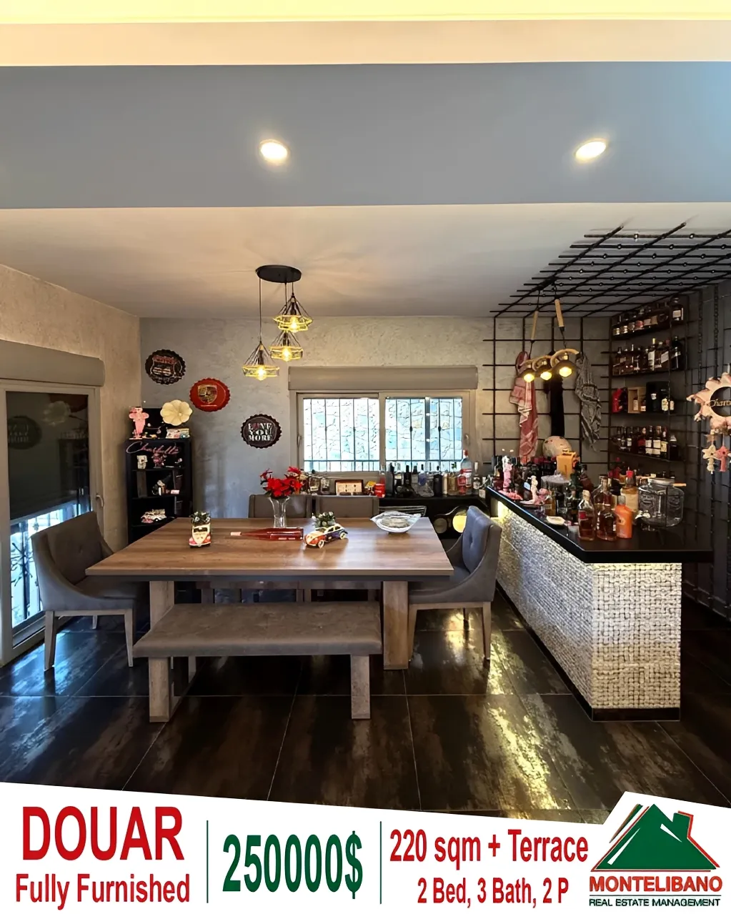 Apartment for sale in Douar, Lebanon - 2 bed, 3 bath