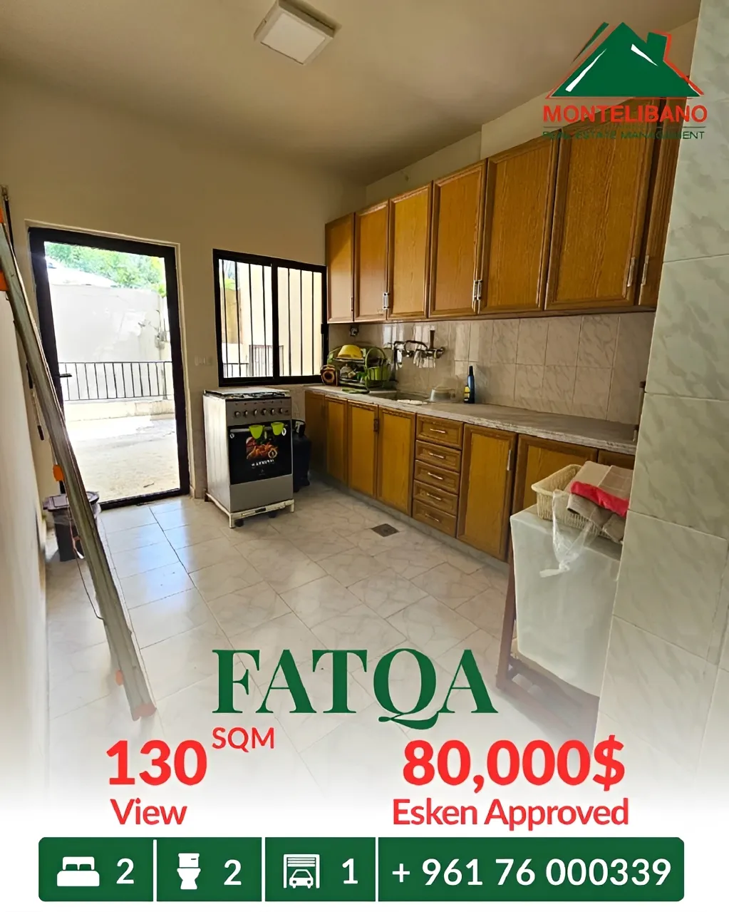 Apartment for sale in Fatqa, Lebanon