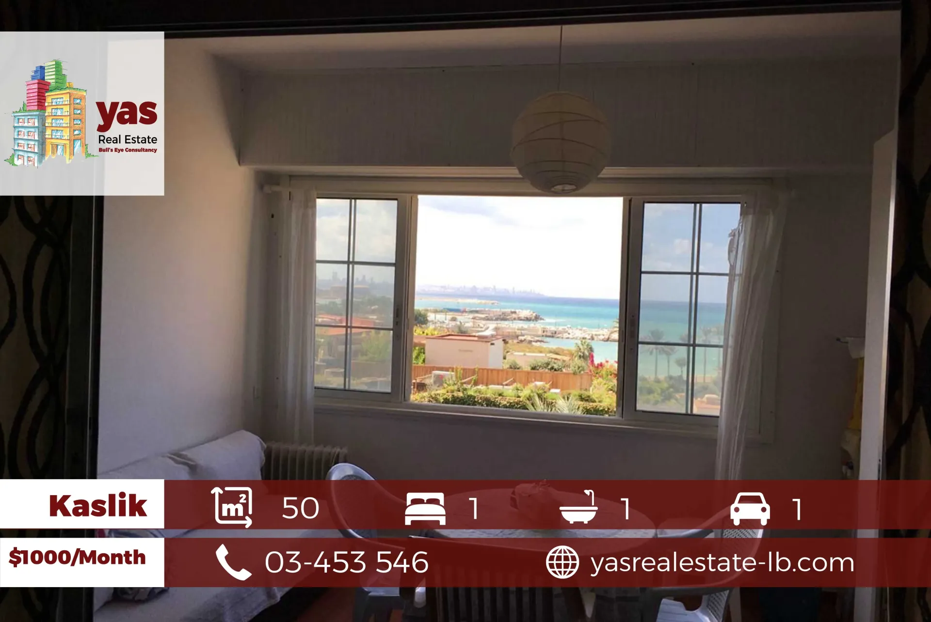 Apartment for Rent in Kaslik