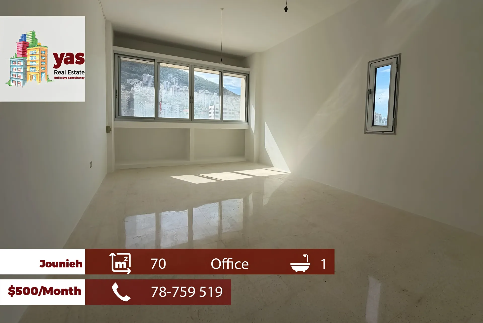Office for Rent in Jounieh
