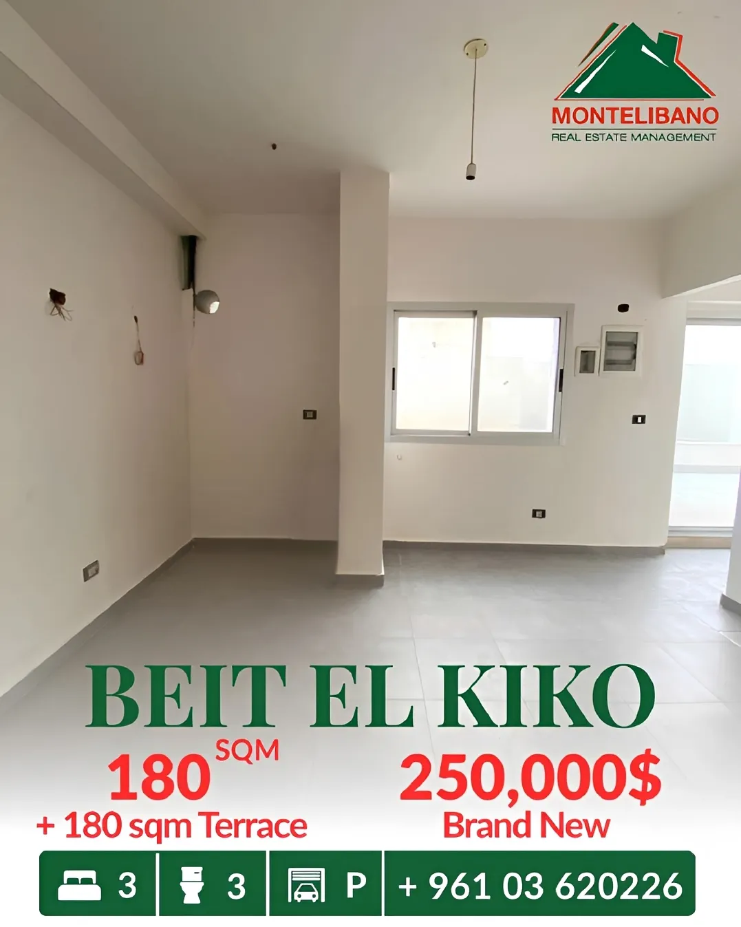 Apartment for sale in Beit El Kiko, Lebanon