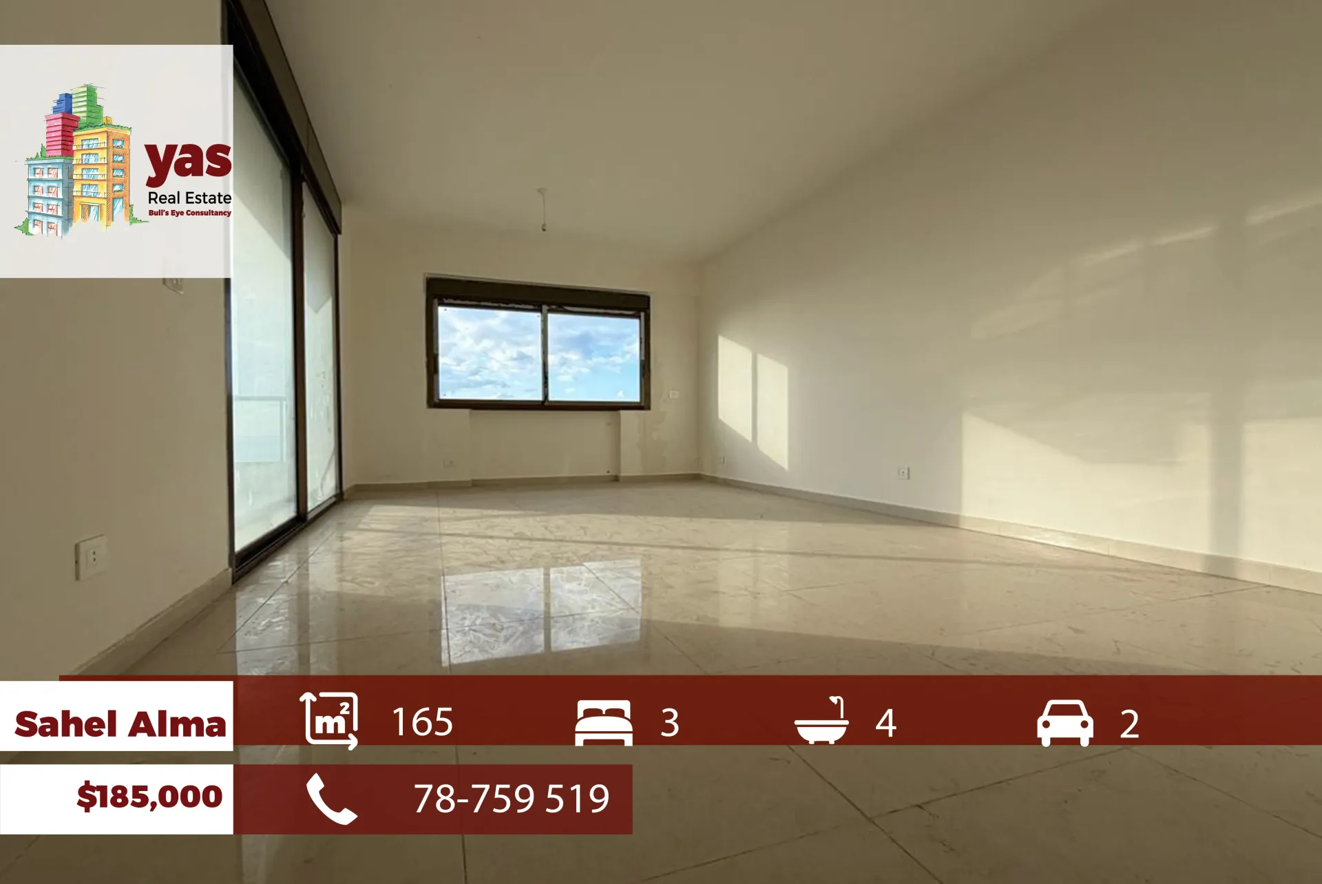 Apartment for Sale in Sahel Alma - 3 bed, 4 bath