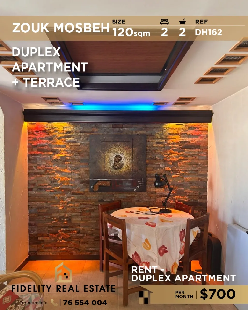Duplex for rent in Zouk Mosbeh, Lebanon