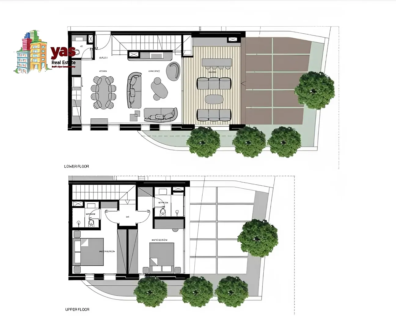 Apartment for Sale in Faqra - 2 bed, 3 bath