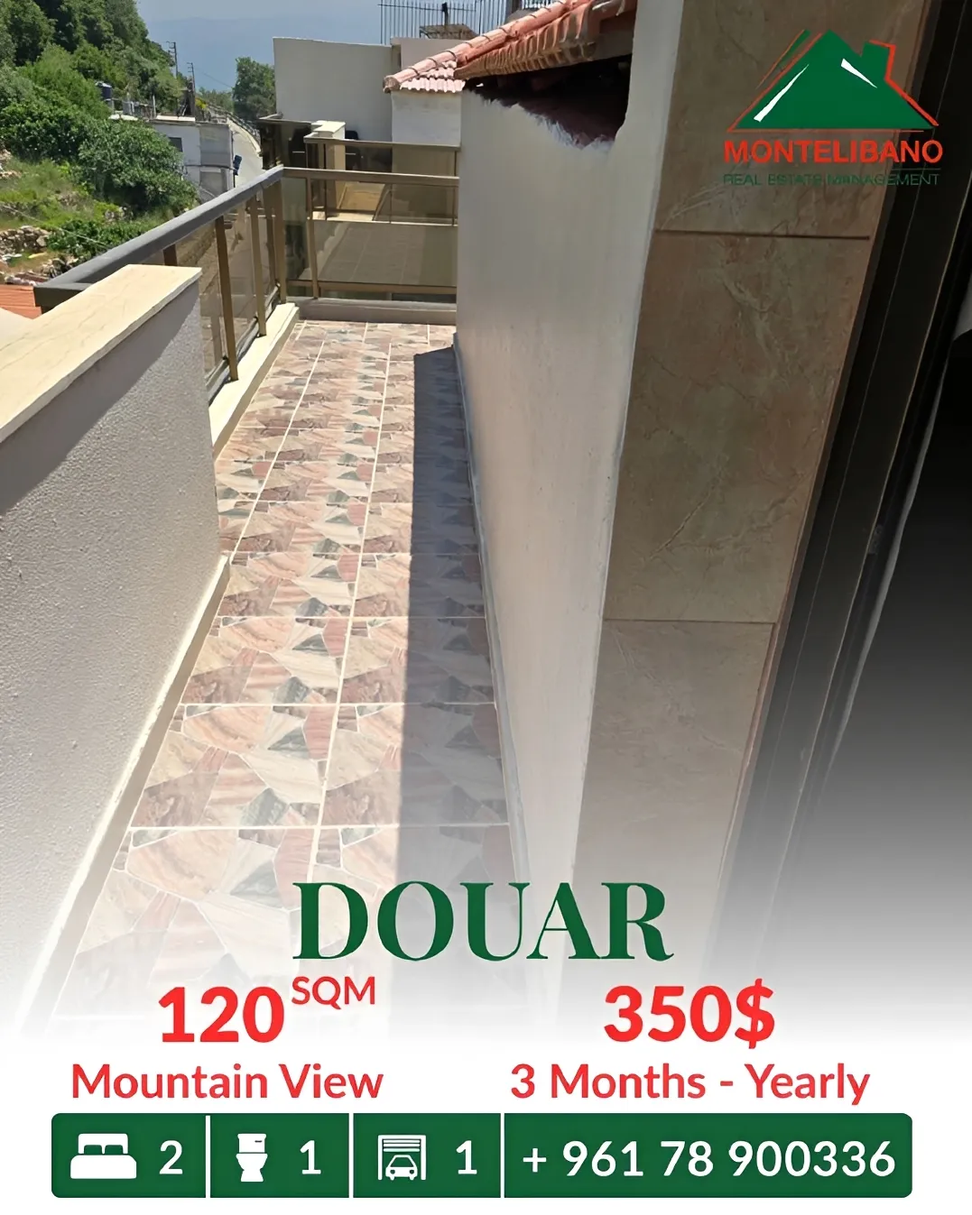 Apartment for rent in Douar