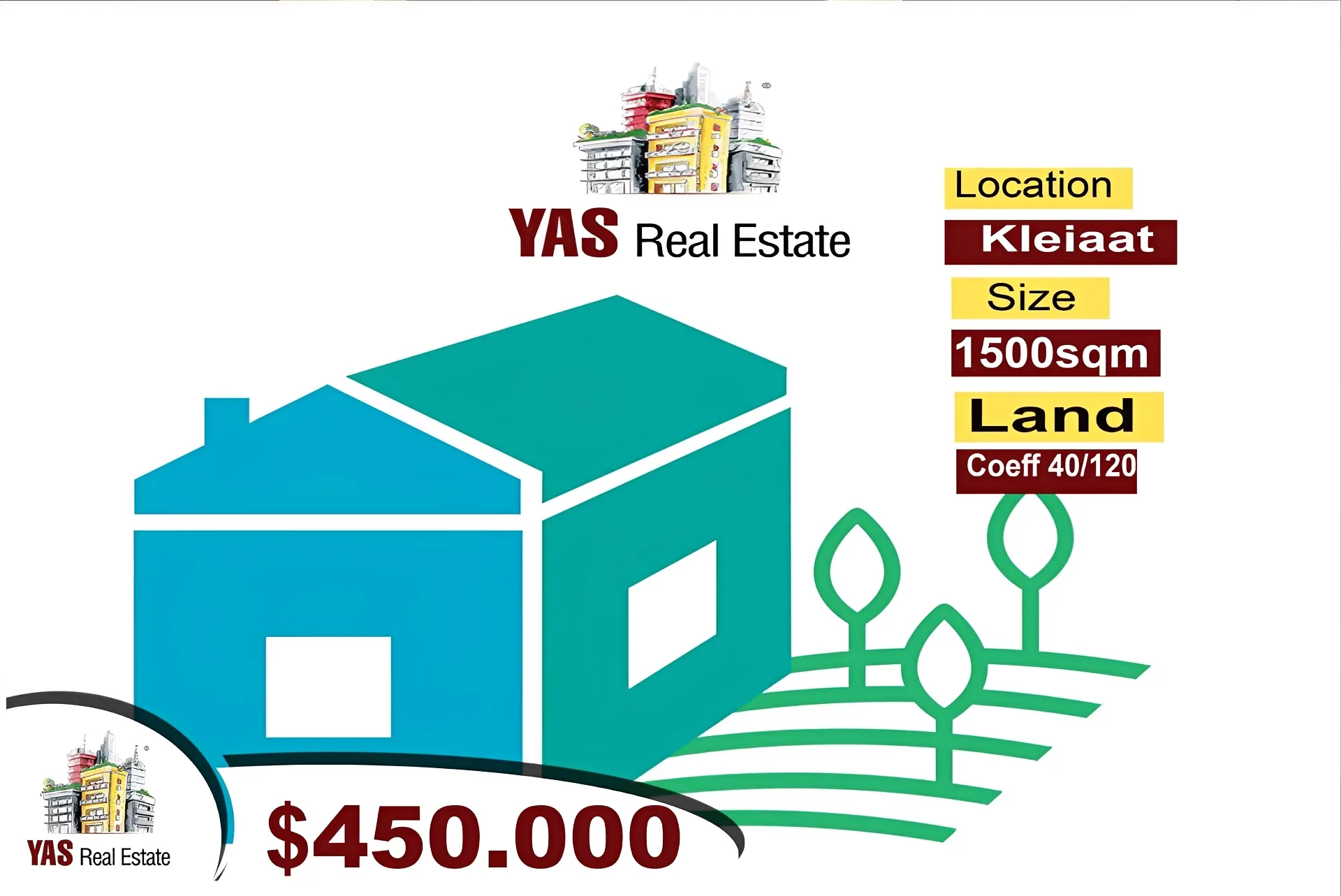 Land for Sale in Qleiat