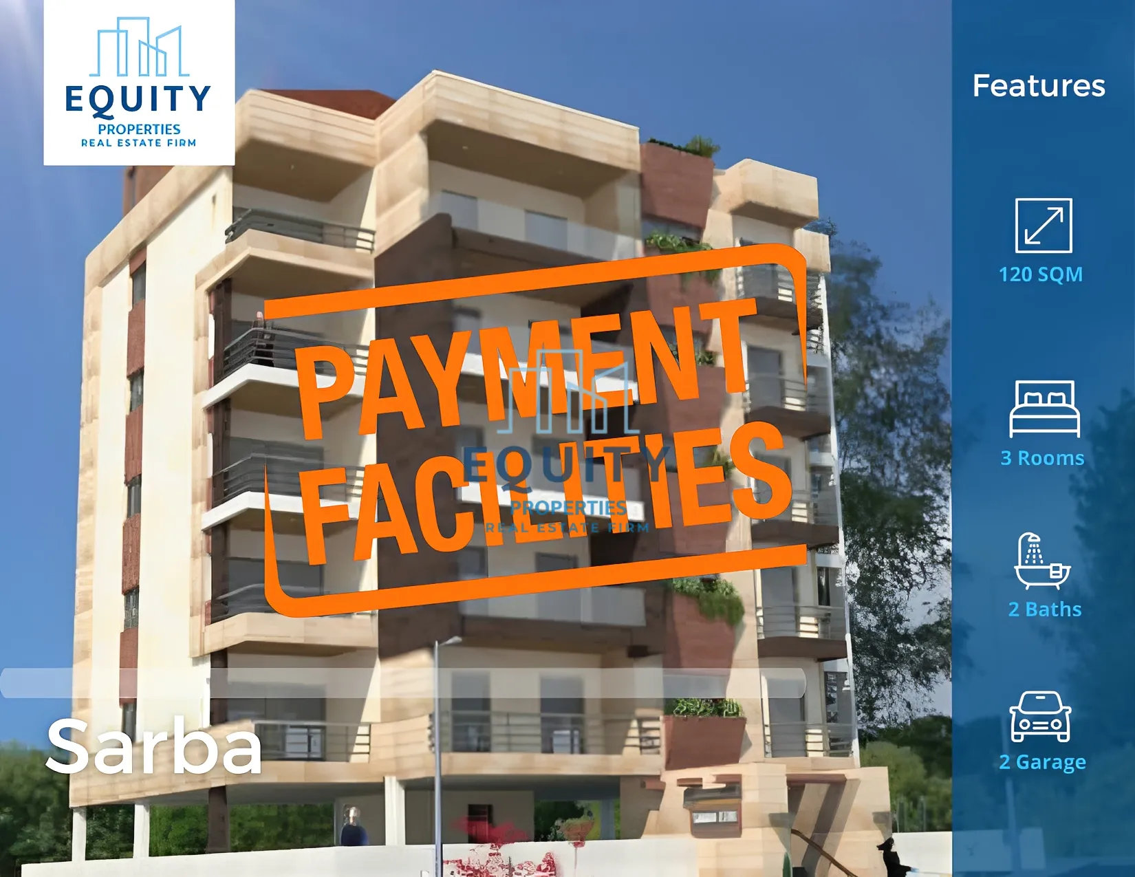 Apartment for Sale in Sarba - 2 bed, 2 bath
