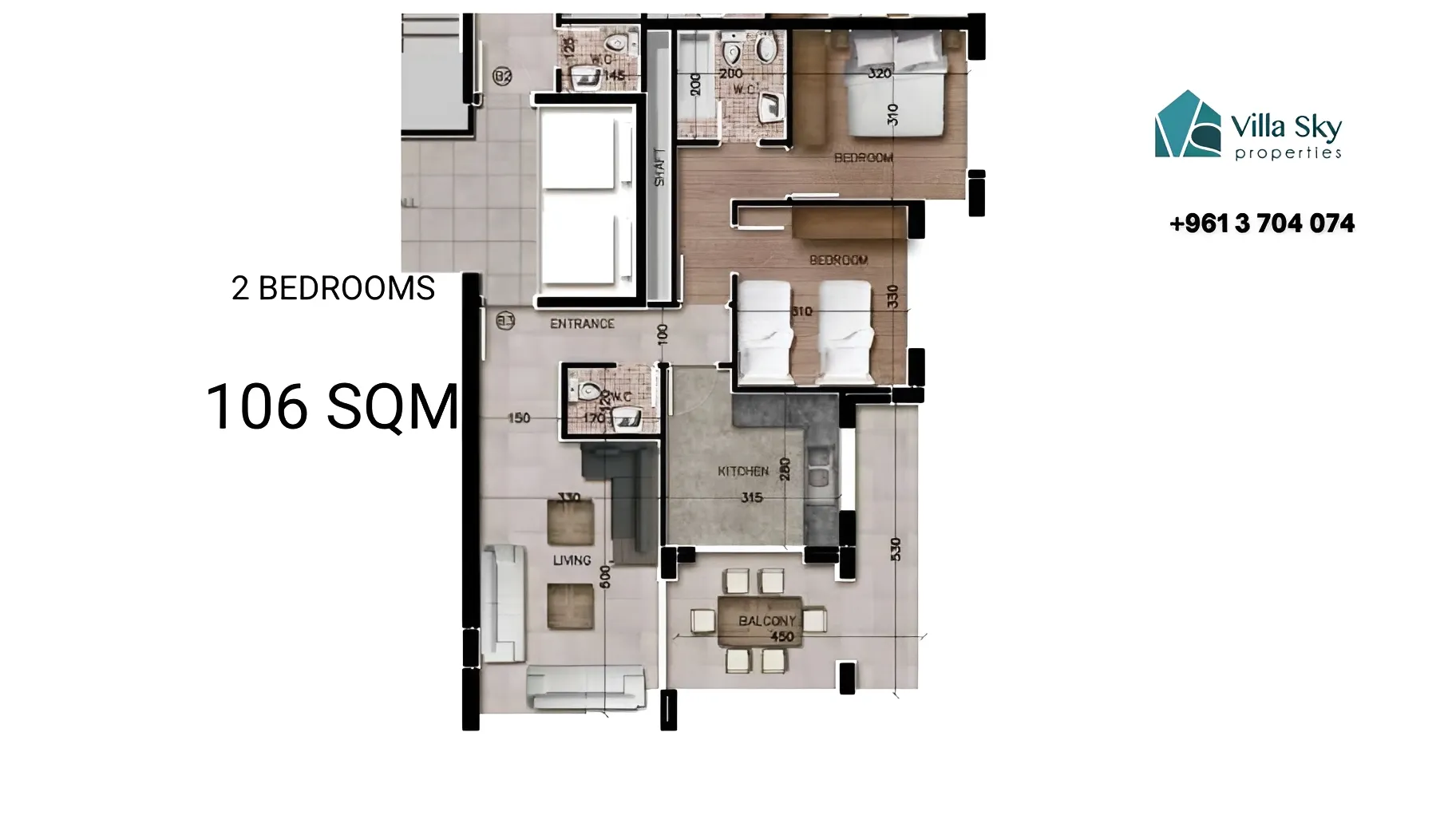 Apartment for sale in Bsalim, Lebanon