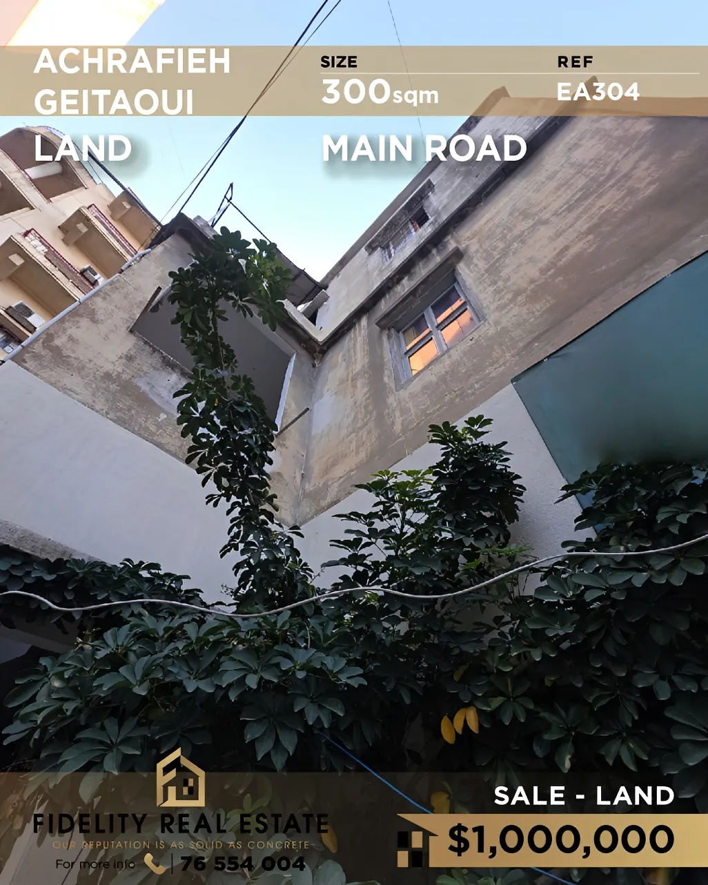 Residential Land for sale in Achrafieh, Beirut, Lebanon