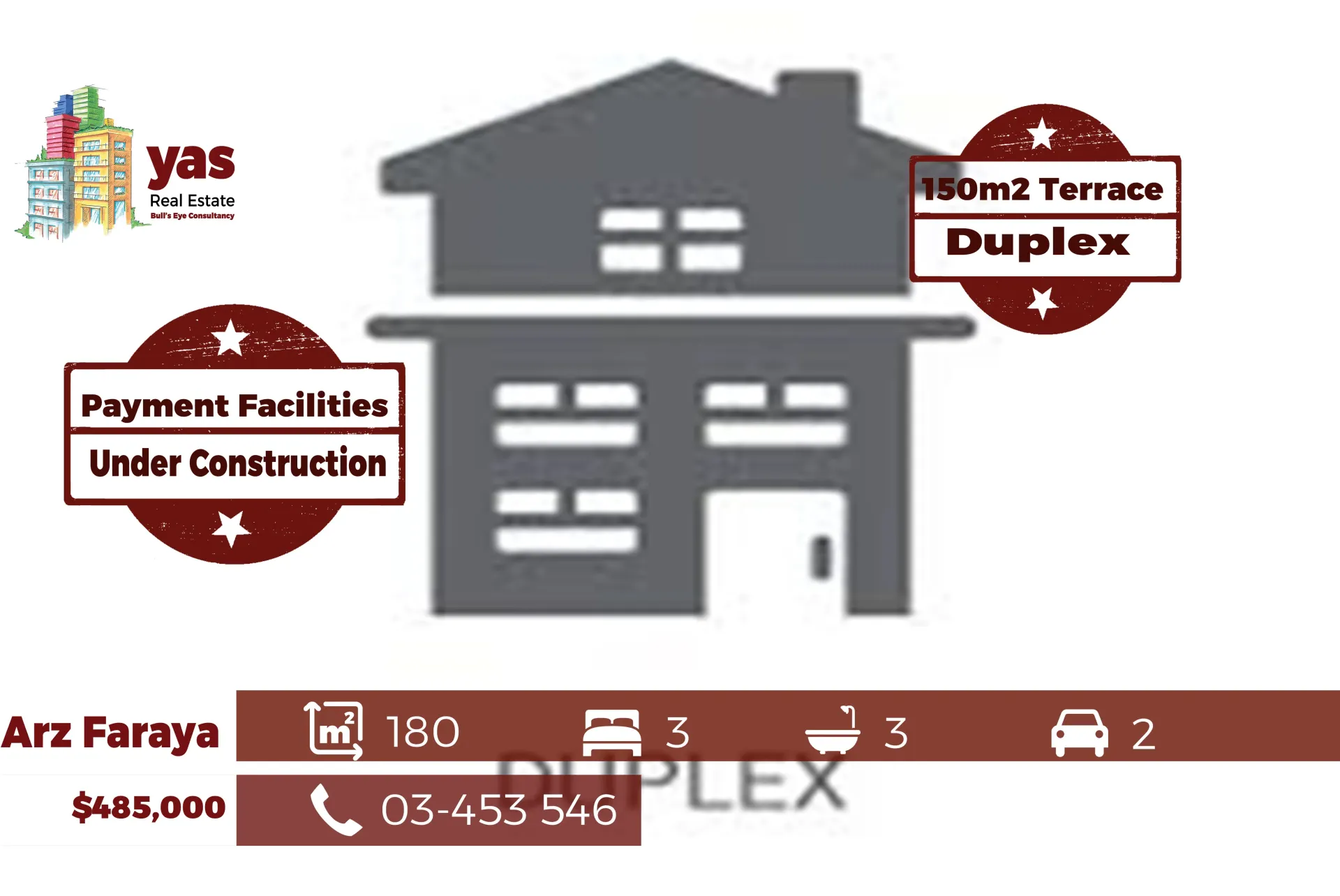 Apartment for Sale in Faraya