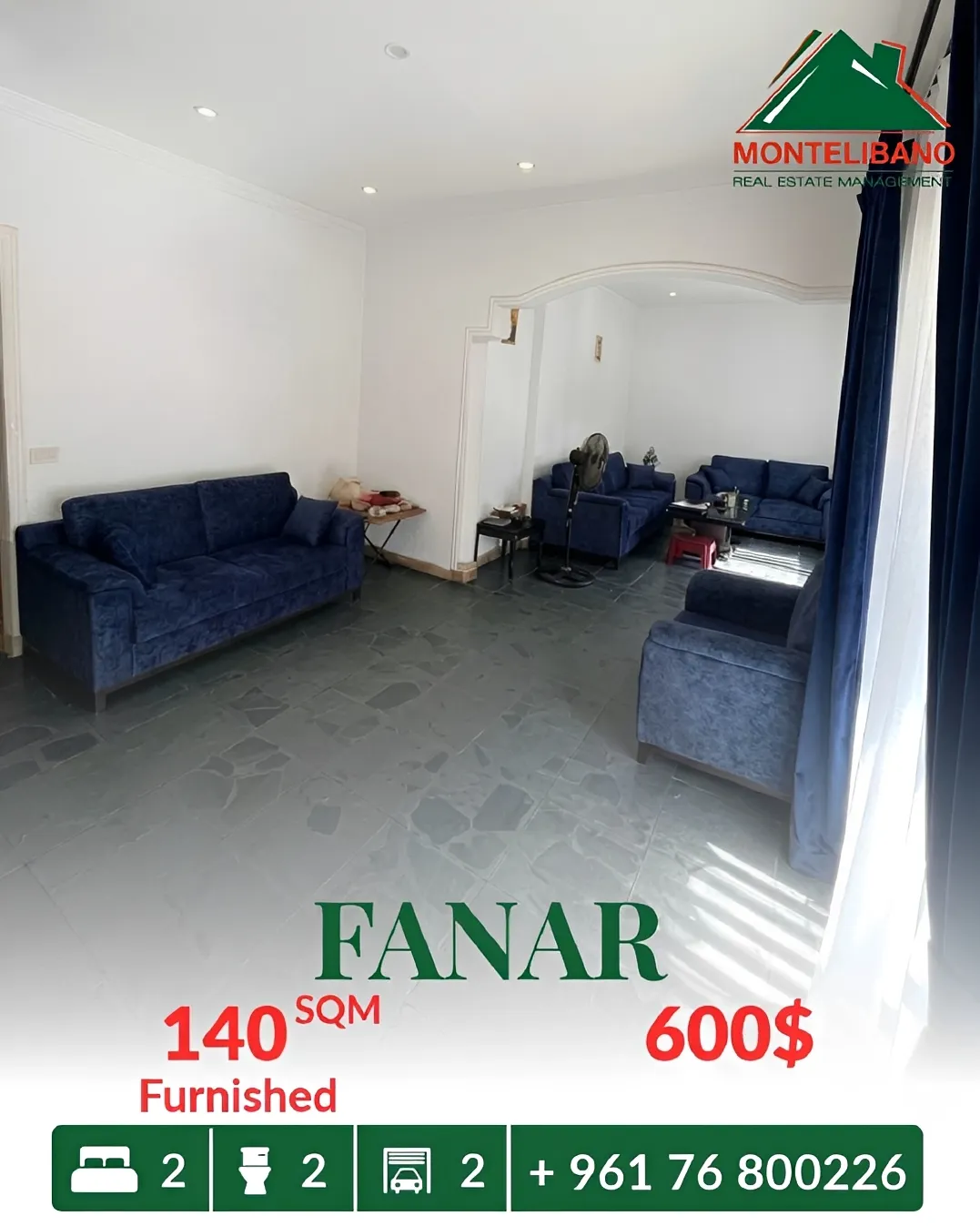 Apartment for rent in Fanar