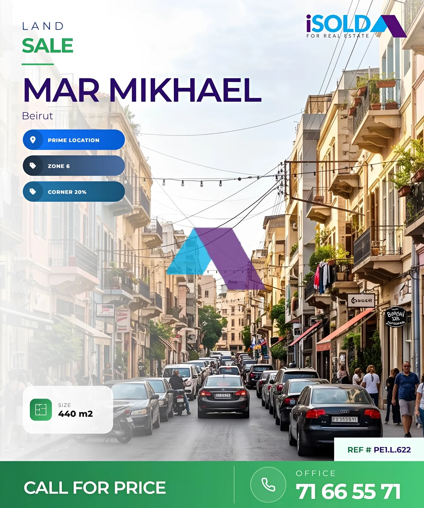 Residential Land for sale in Mar Mikhael