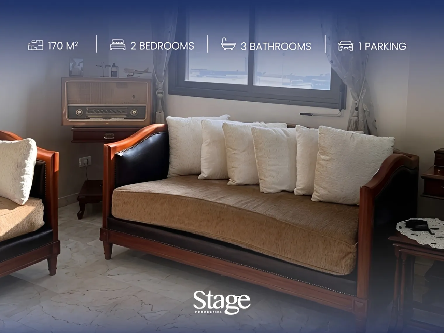 Apartment for rent in Tabarja, Lebanon - 3 bed, 2 bath