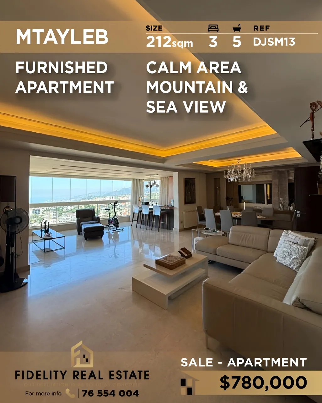 Apartment for sale in Mtayleb, Lebanon - 3 bed, 5 bath