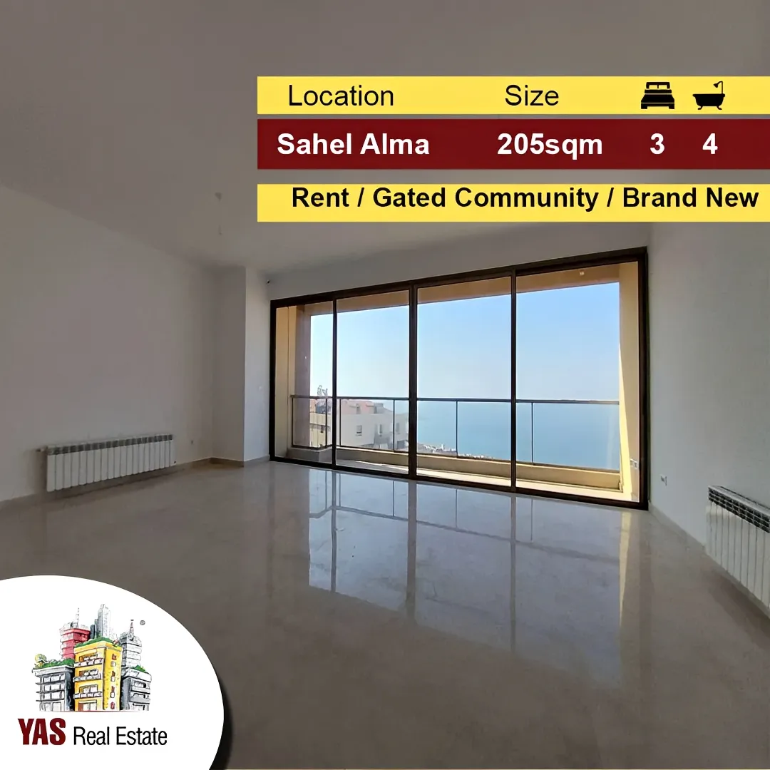 Apartment for Rent in Sahel Alma - 3 bed, 4 bath