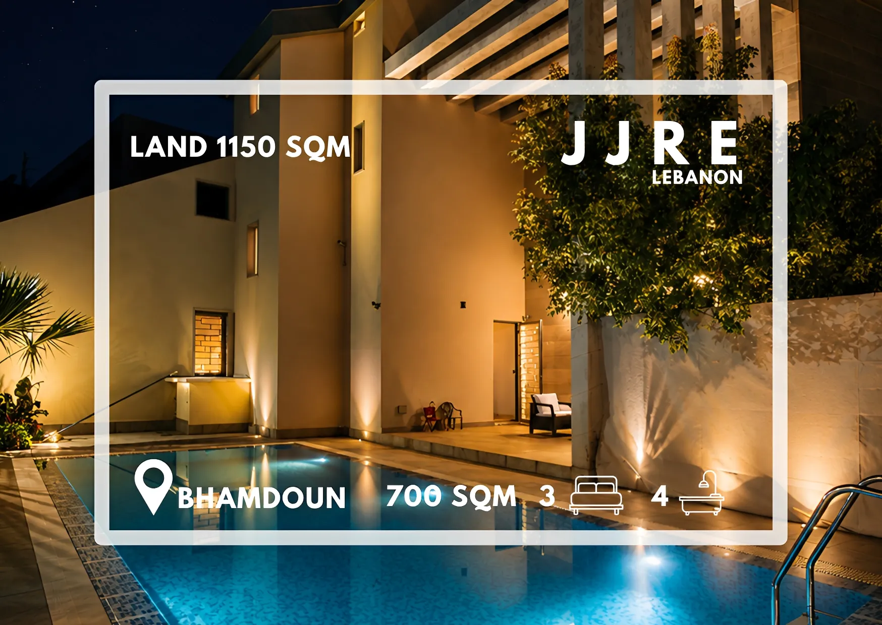 Villa for sale in Bhamdoun, lebanon - 3 bed, 4.0 bath