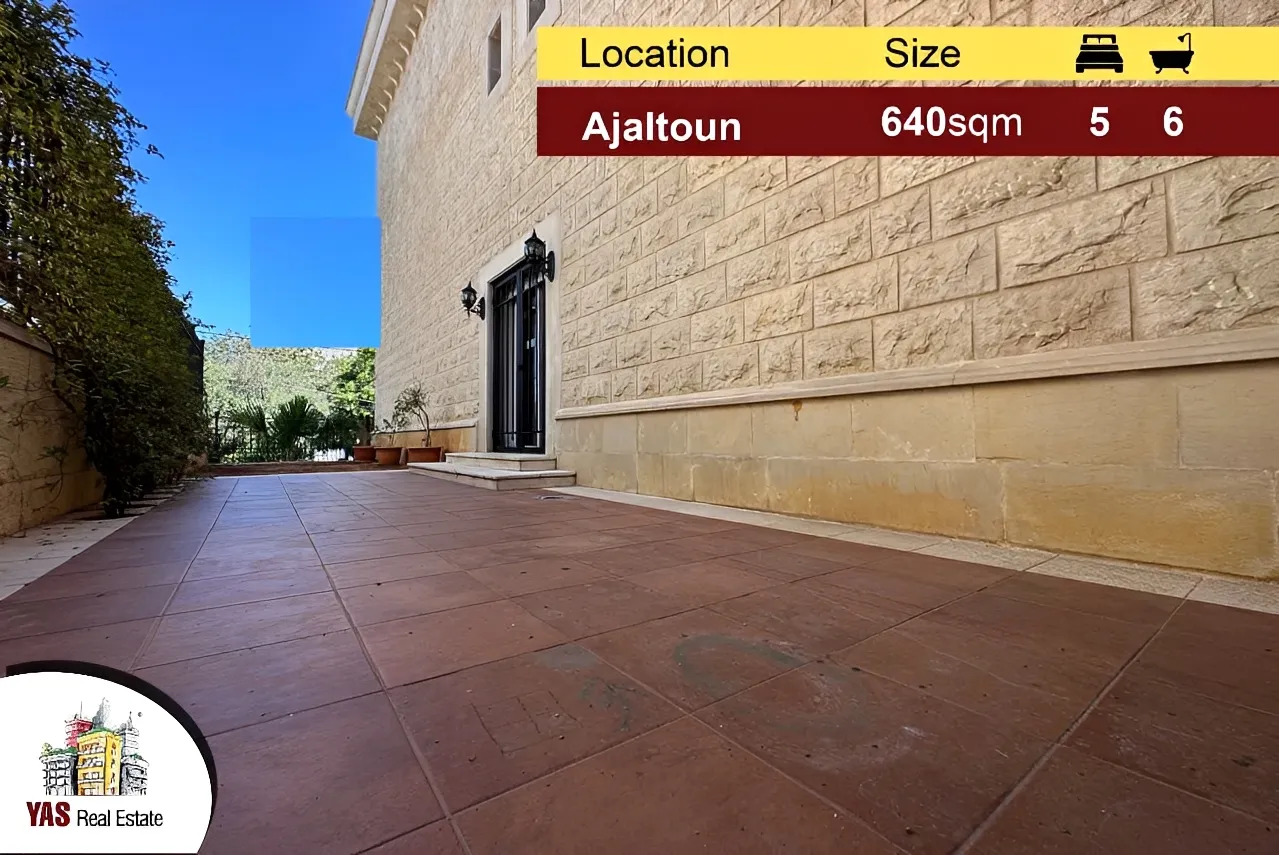 Apartment for Sale in Ajaltoun - 5 bed, 6 bath