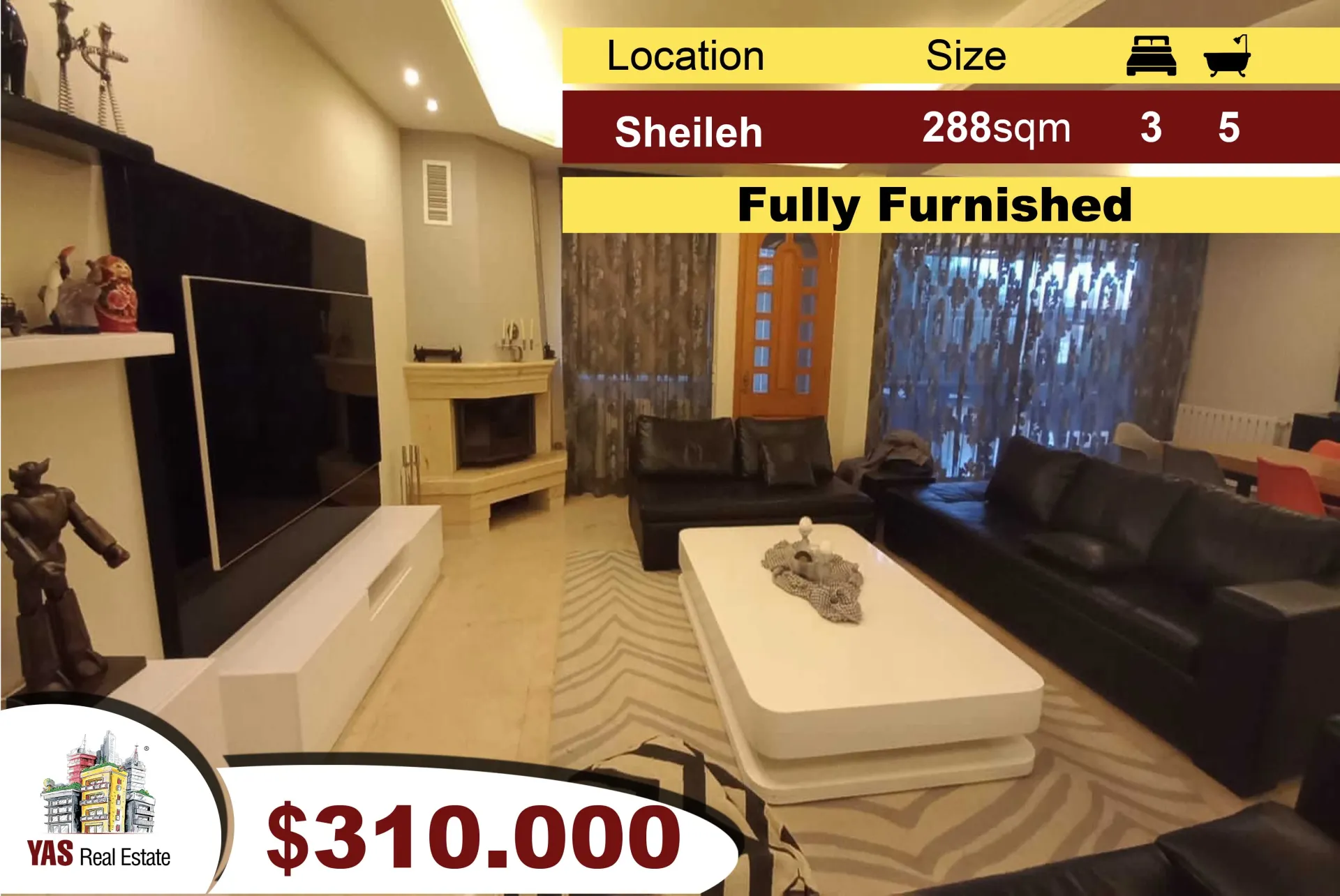Apartment for Sale in Sehaile - 3 bed, 5 bath