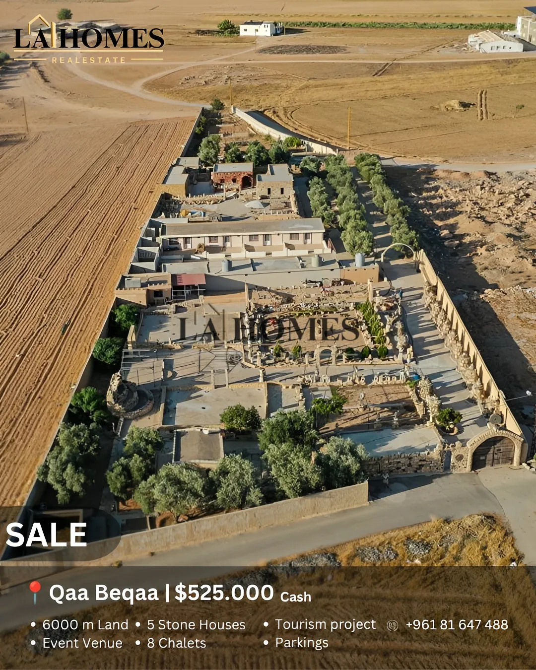 Land for sale in Qaa, lebanon