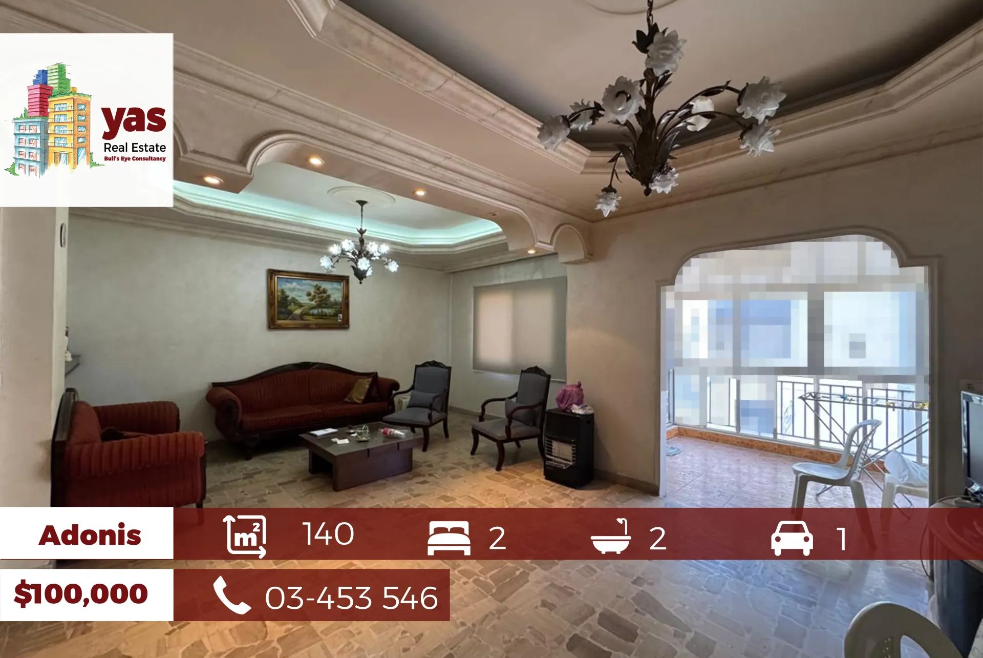 Apartment for Sale in Adonis