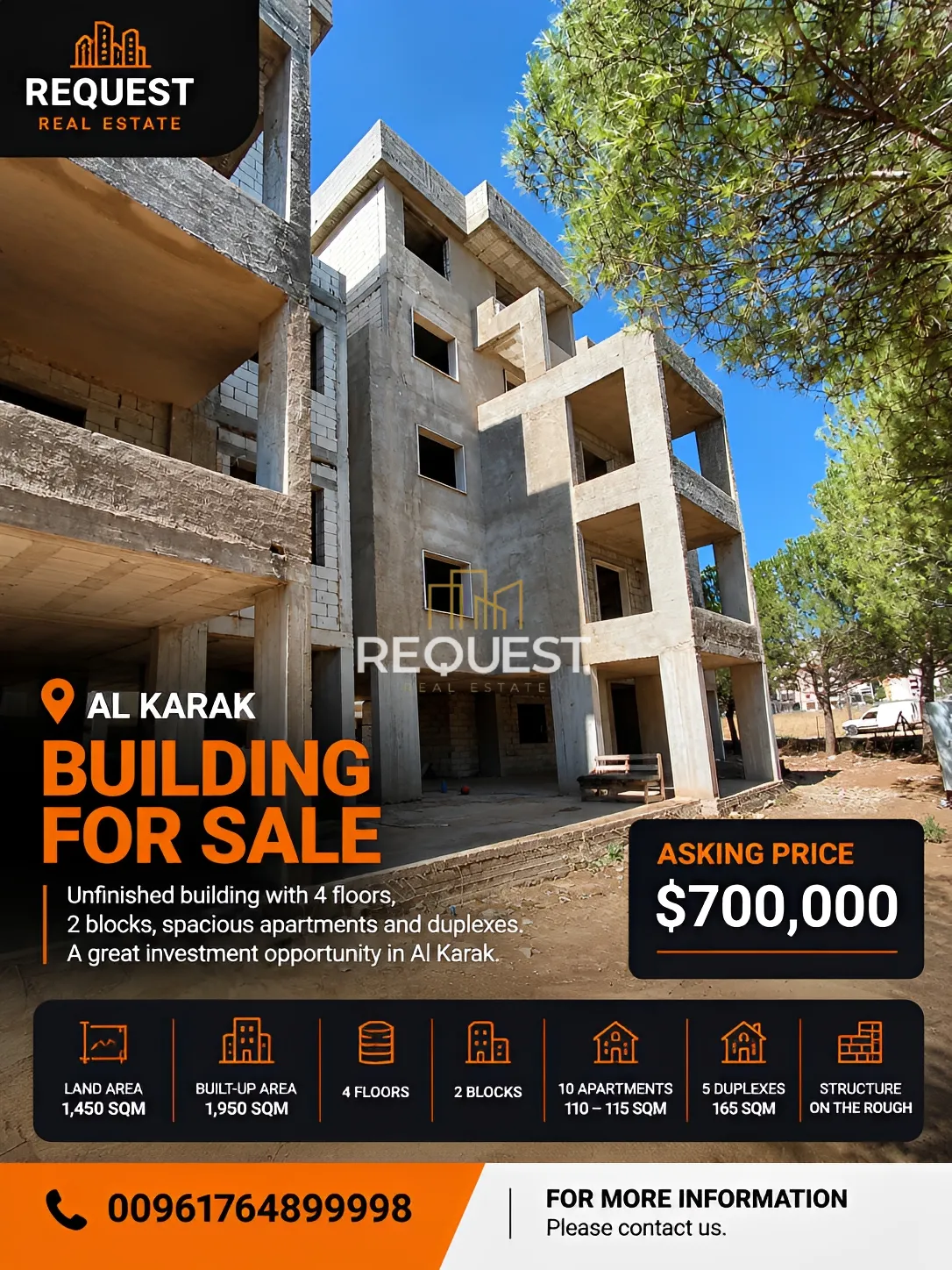 Residential Building for sale in Karak Nouh