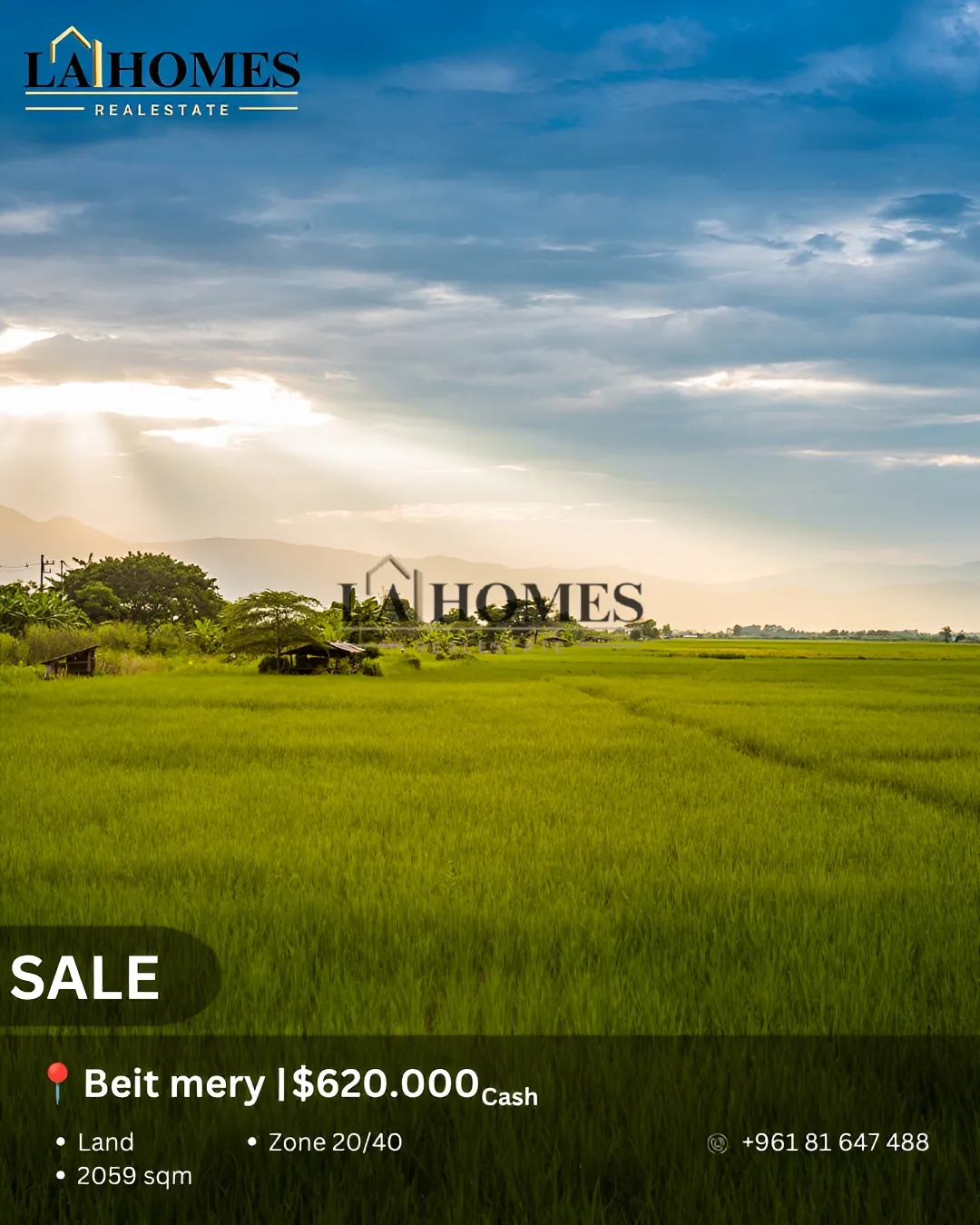 Land for sale in Beit mery, lebanon