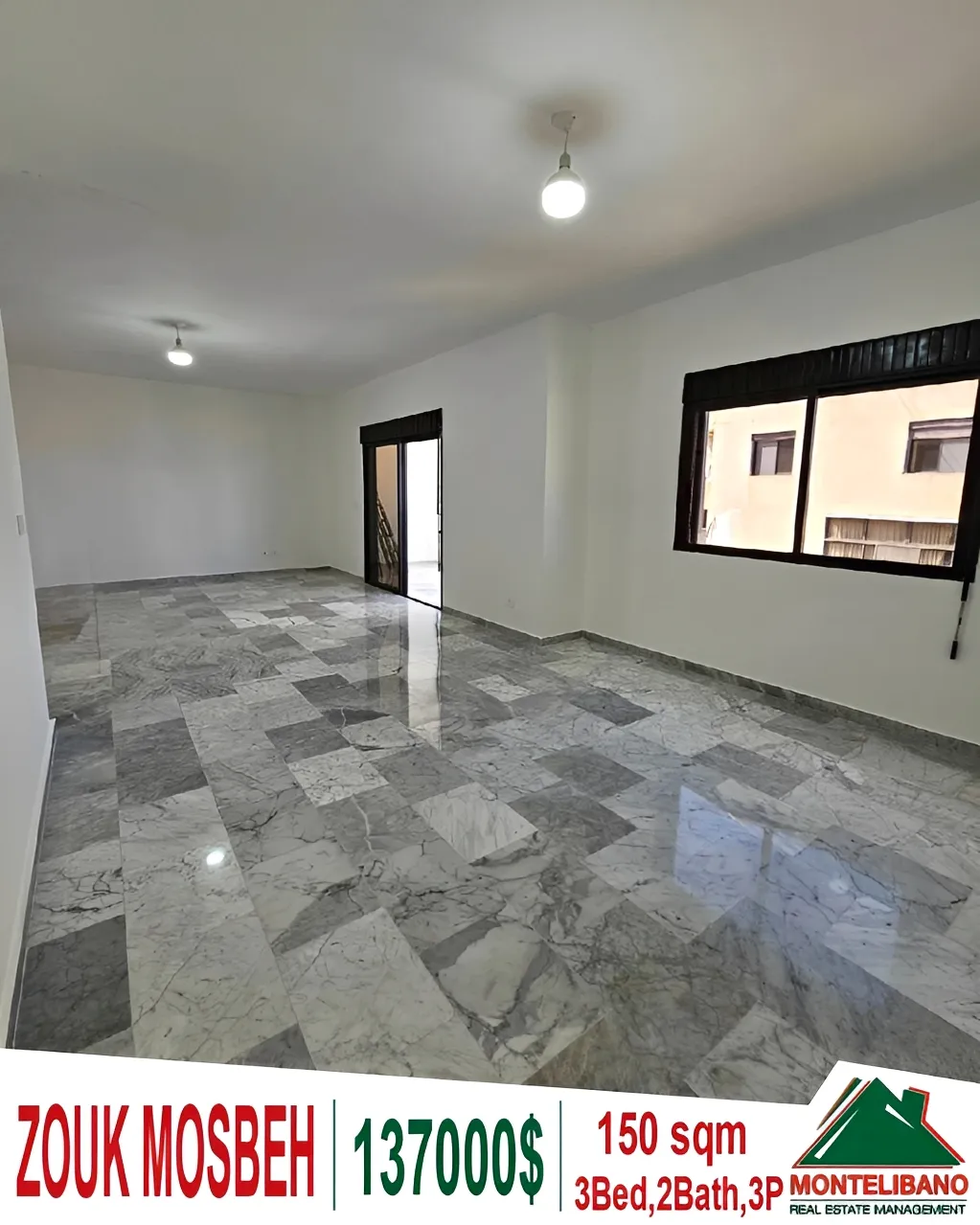 Apartment for sale in Zouk Mosbeh, Lebanon - 3 bed, 2 bath