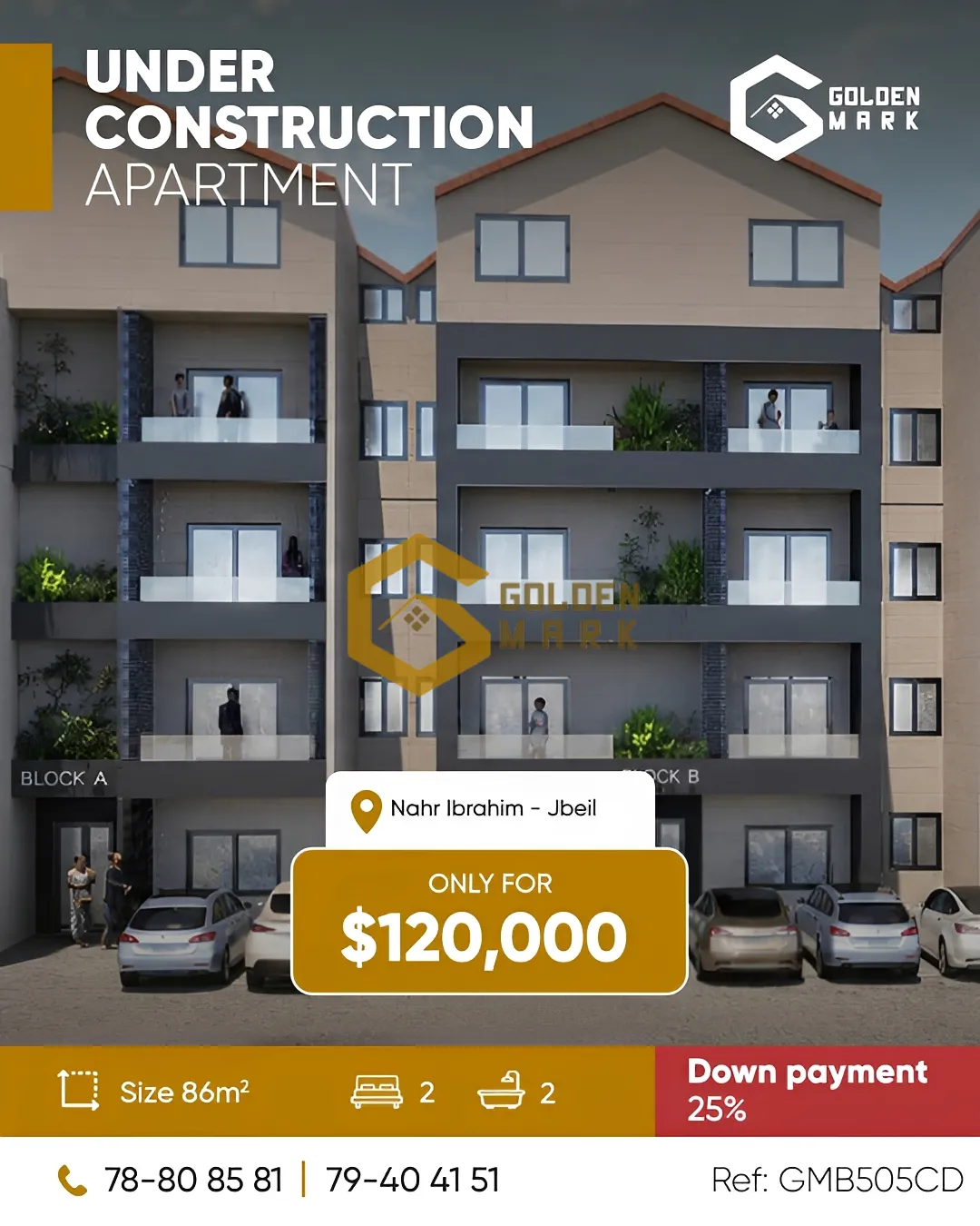Apartment for Sale in Nahr Ibrahim