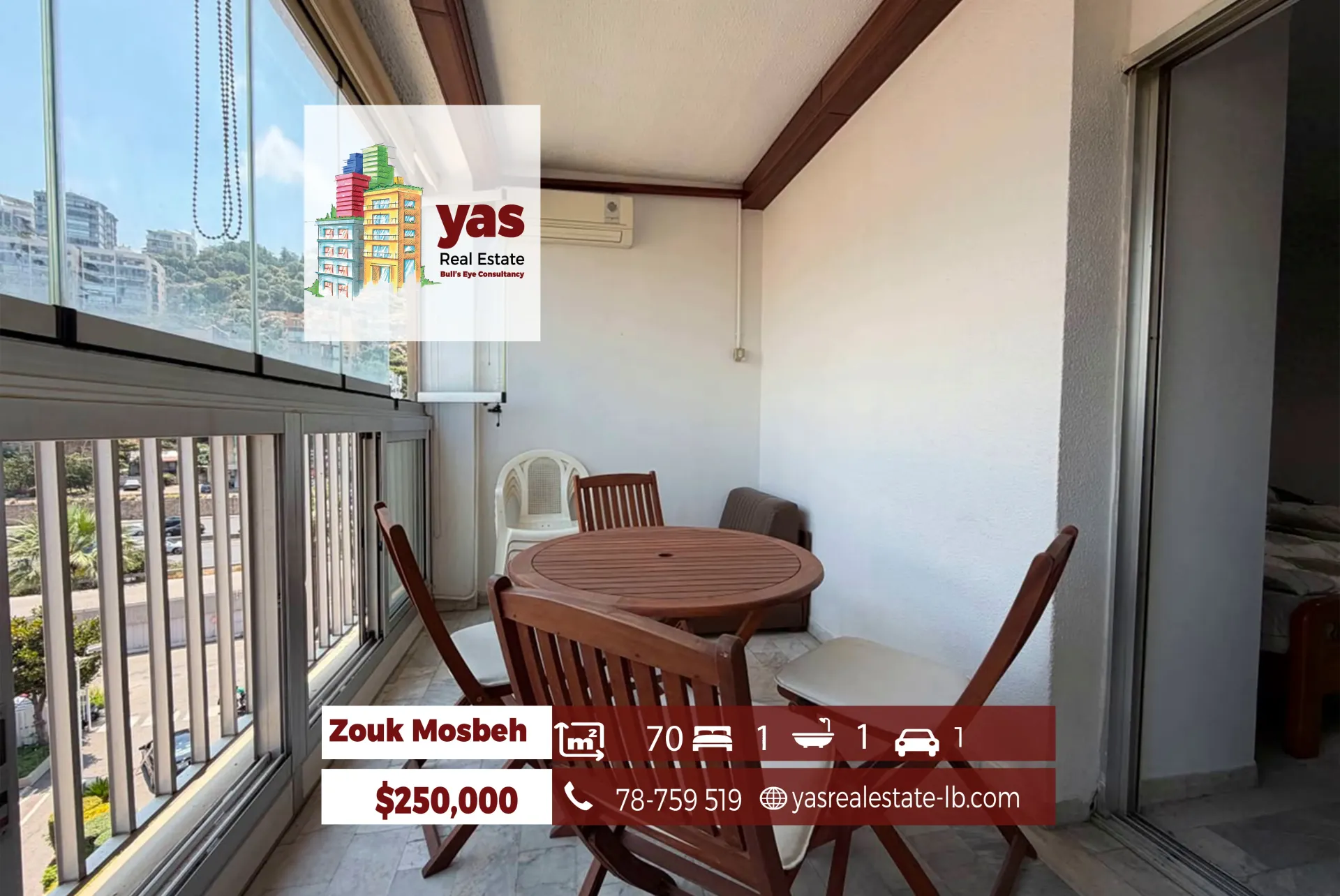 Chalet for Sale in Zouk Mosbeh - 1 bed, 1 bath