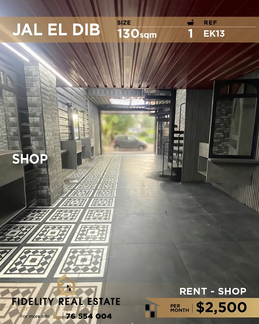 Shop for rent in Jal El Dib, Lebanon