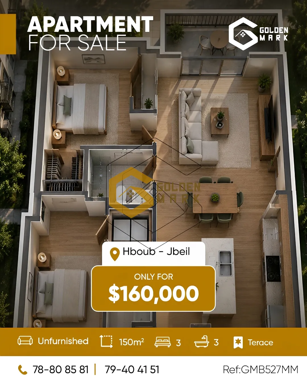 Apartment for Sale in Habboub