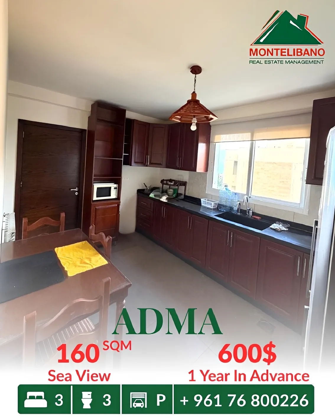 Apartment for rent in Adma w Dafnah