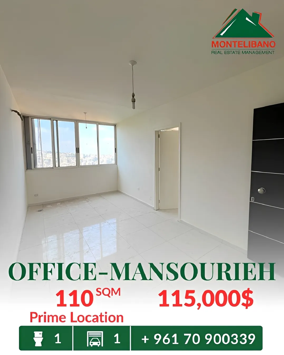 Office for sale in Mansourieh, Lebanon