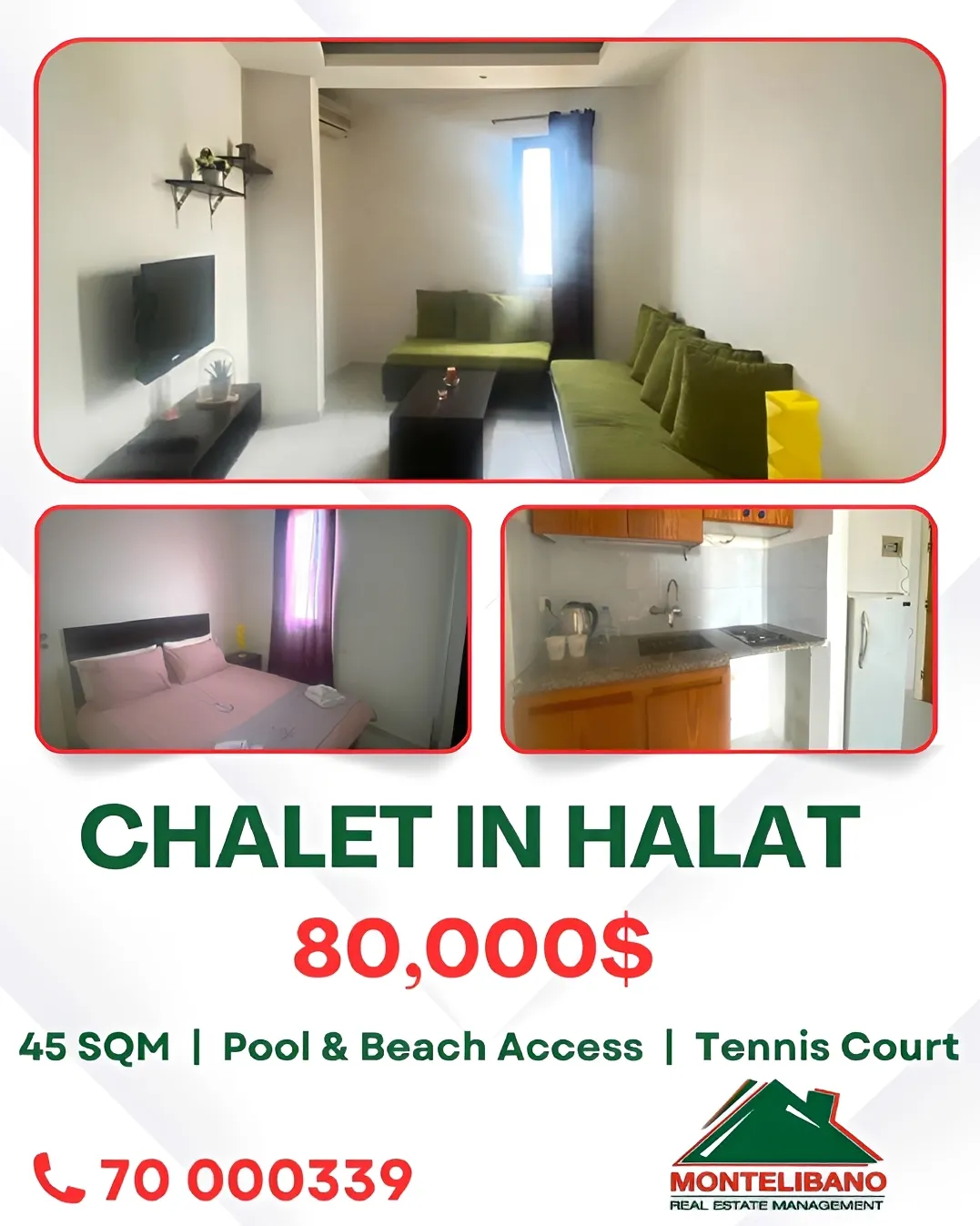 Chalet for sale in Halat, Lebanon - 1 bed, 1 bath