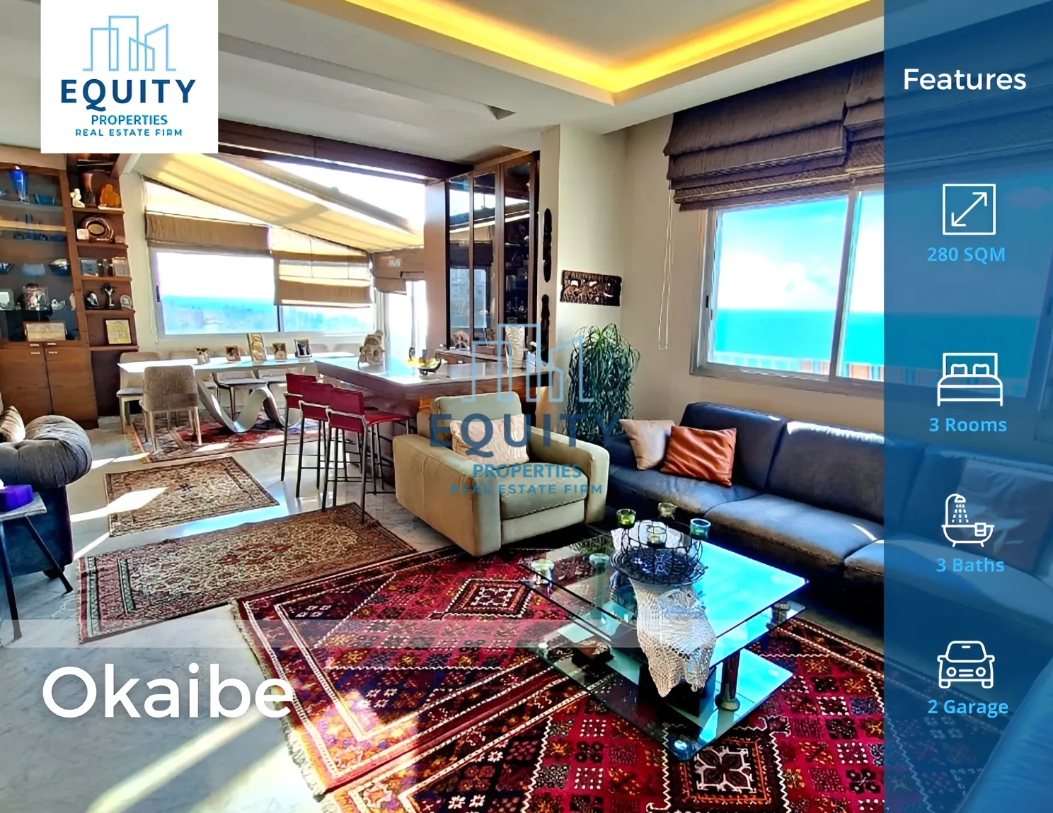 Duplex for sale in Okaibe، Lebanon - 3 bed, 3 bath
