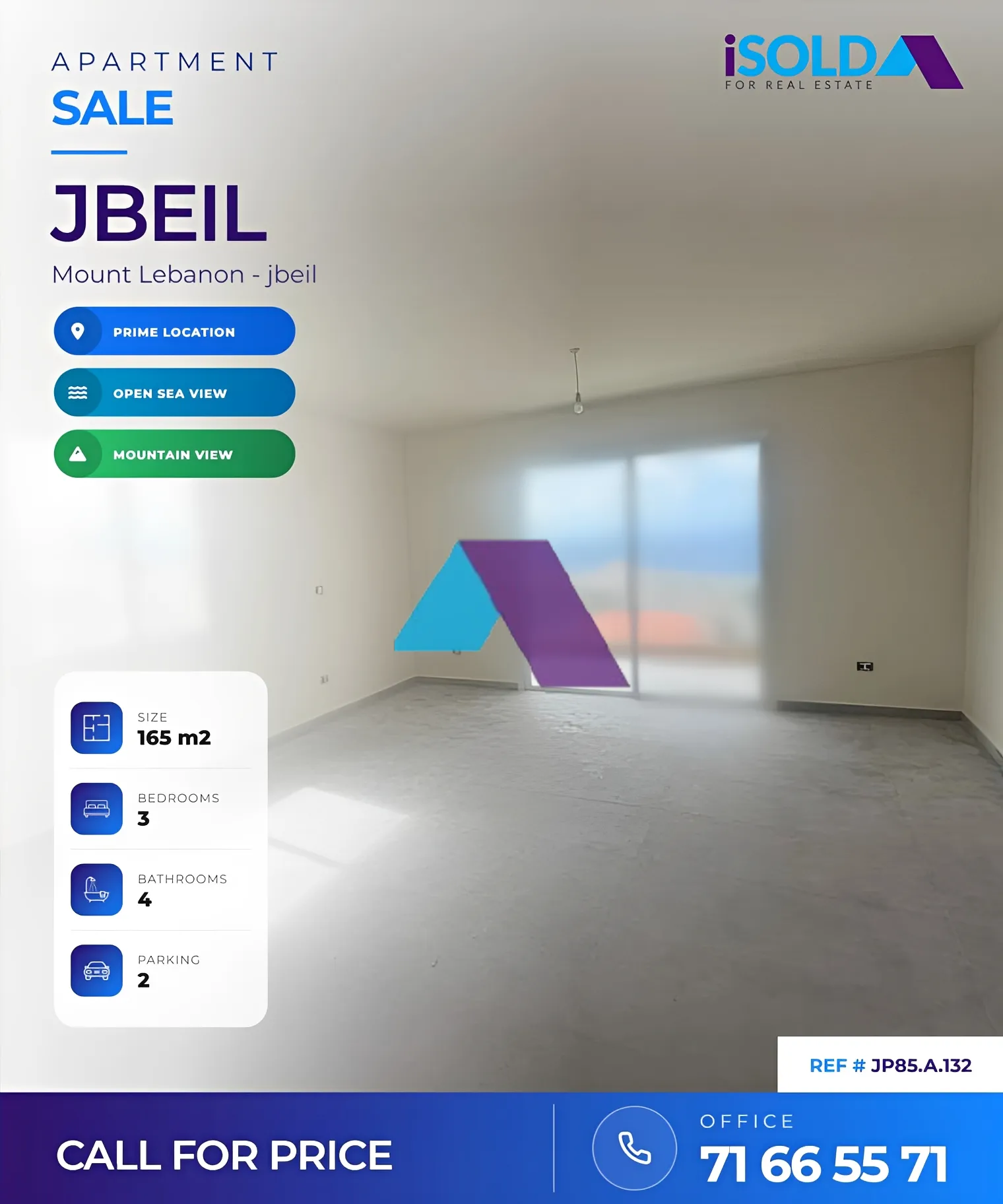 Apartment for sale in Jbeil