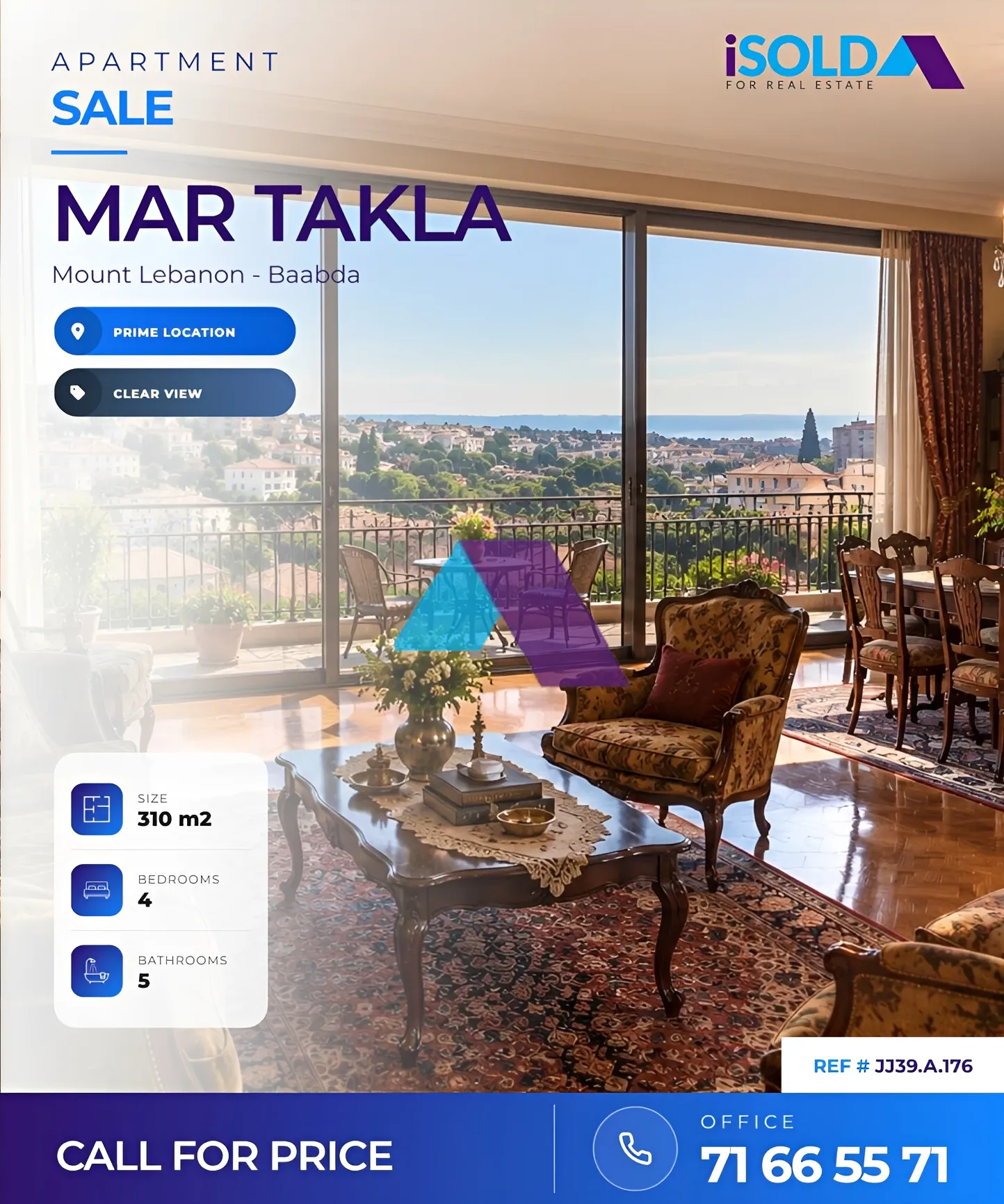 Apartment for sale in Mar Takla
