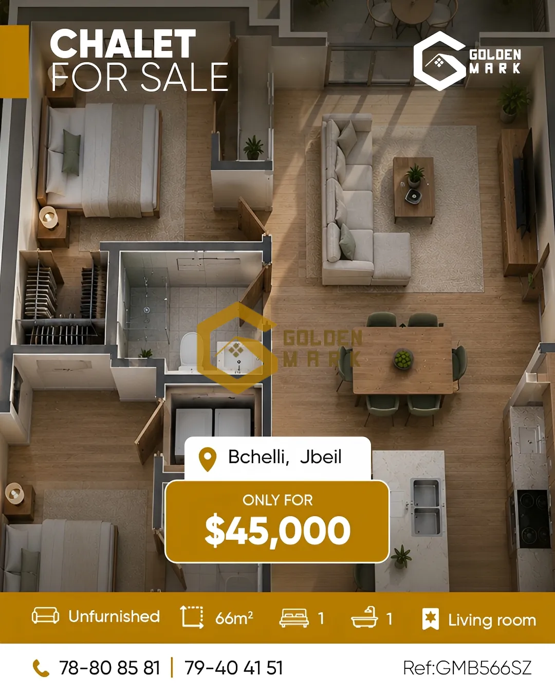 Chalet for Sale in Bchelli