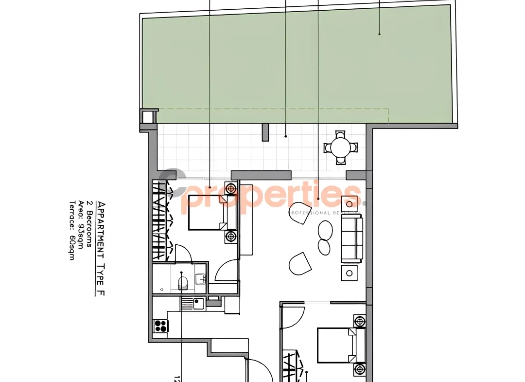 Apartment for Sale in Kfar Aabida - 2 bath