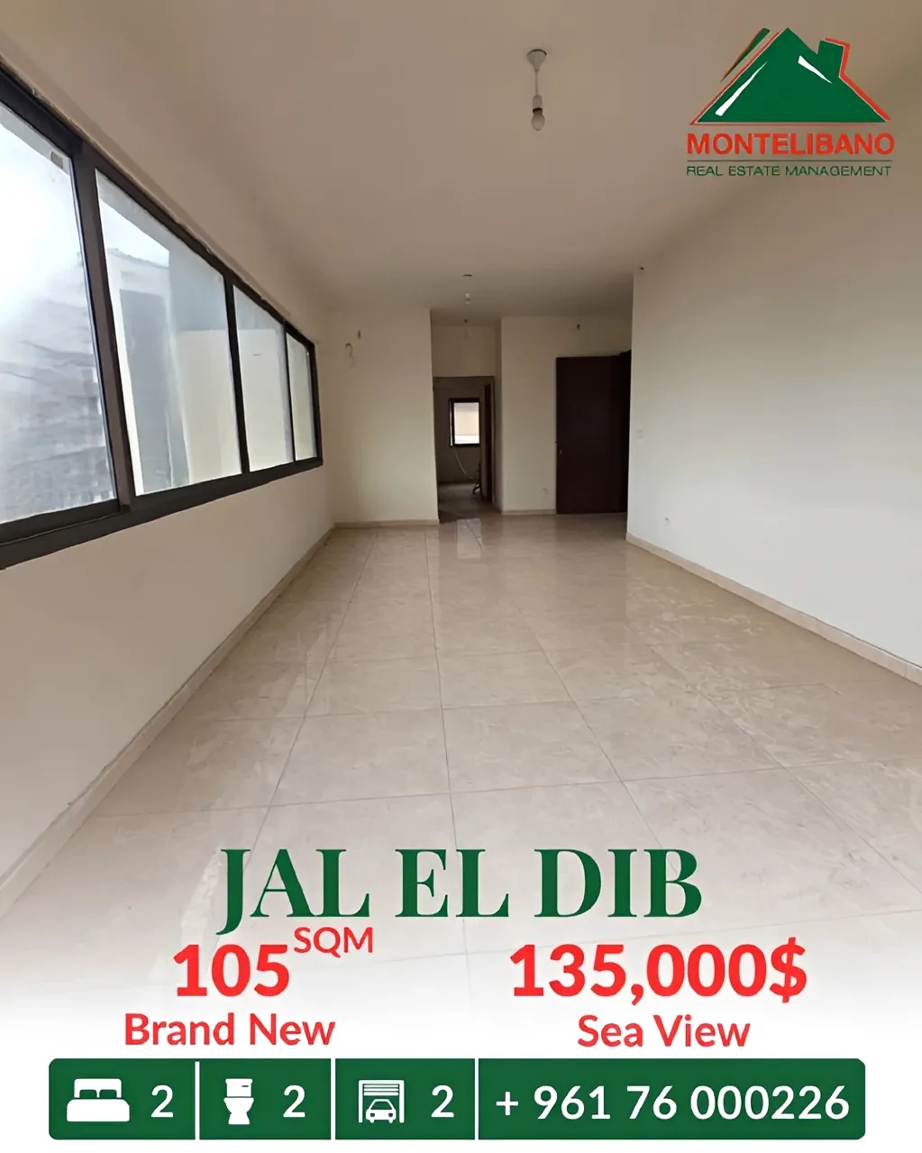 Apartment for sale in Jal El Dib