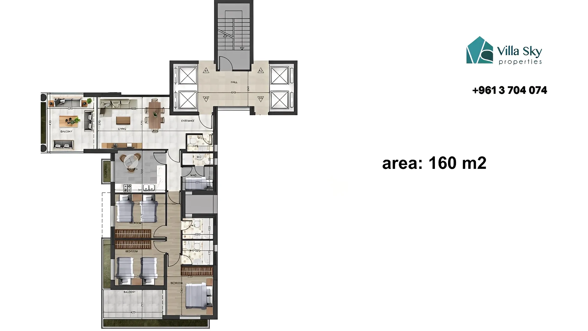 Apartment for Sale in Bsalim, Lebanon