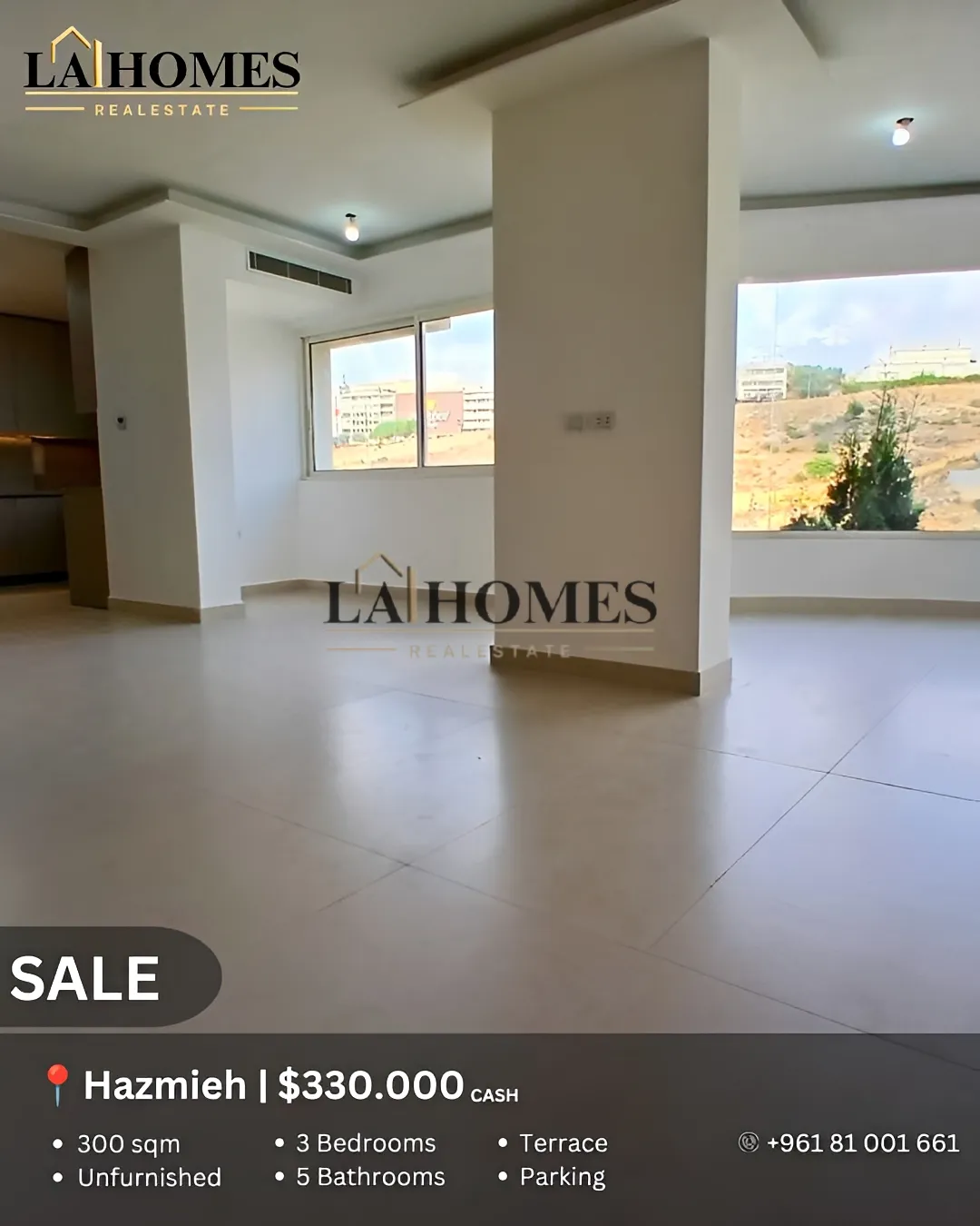 Apartment for sale in Hazmieh