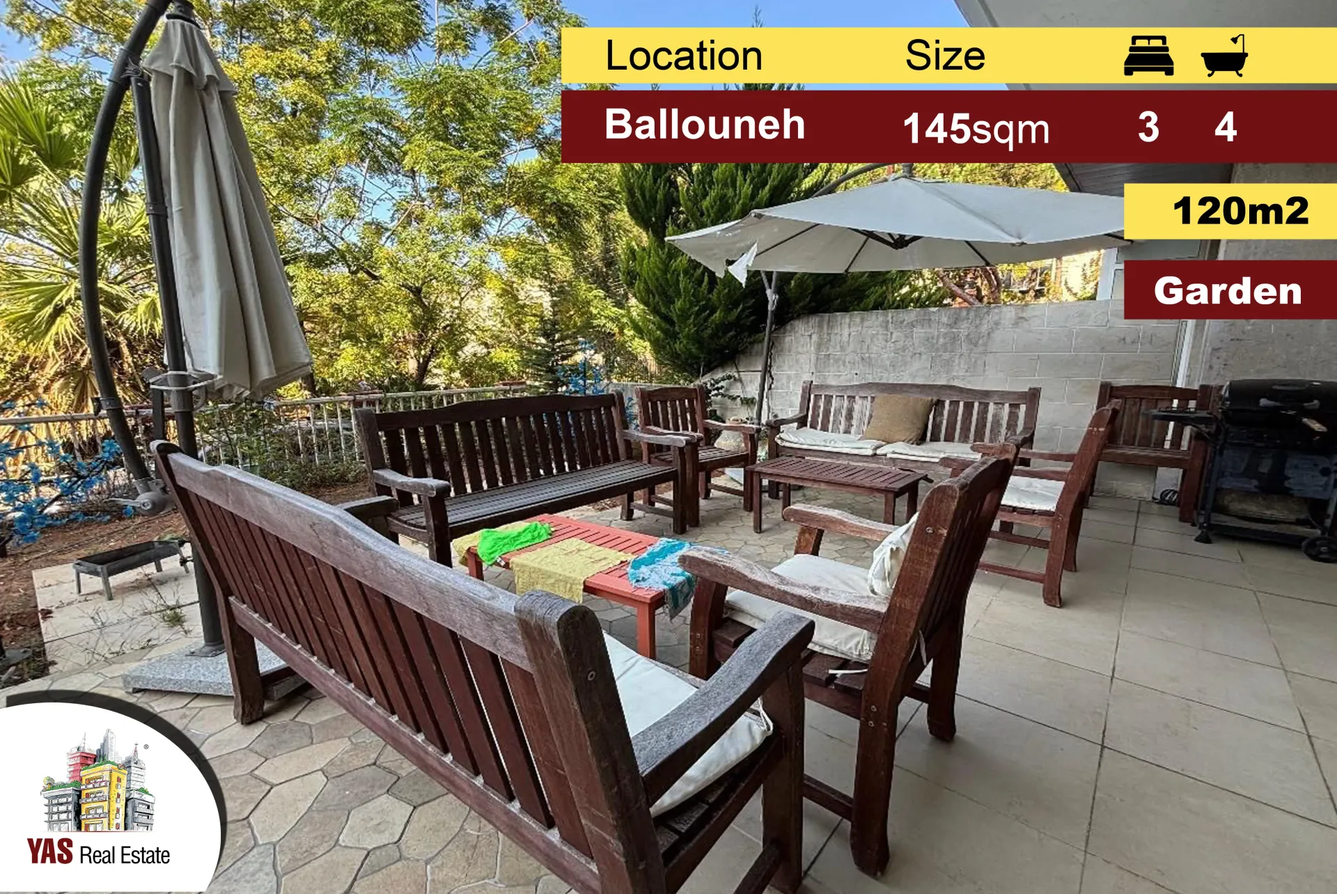 Apartment for Sale in Ballouneh