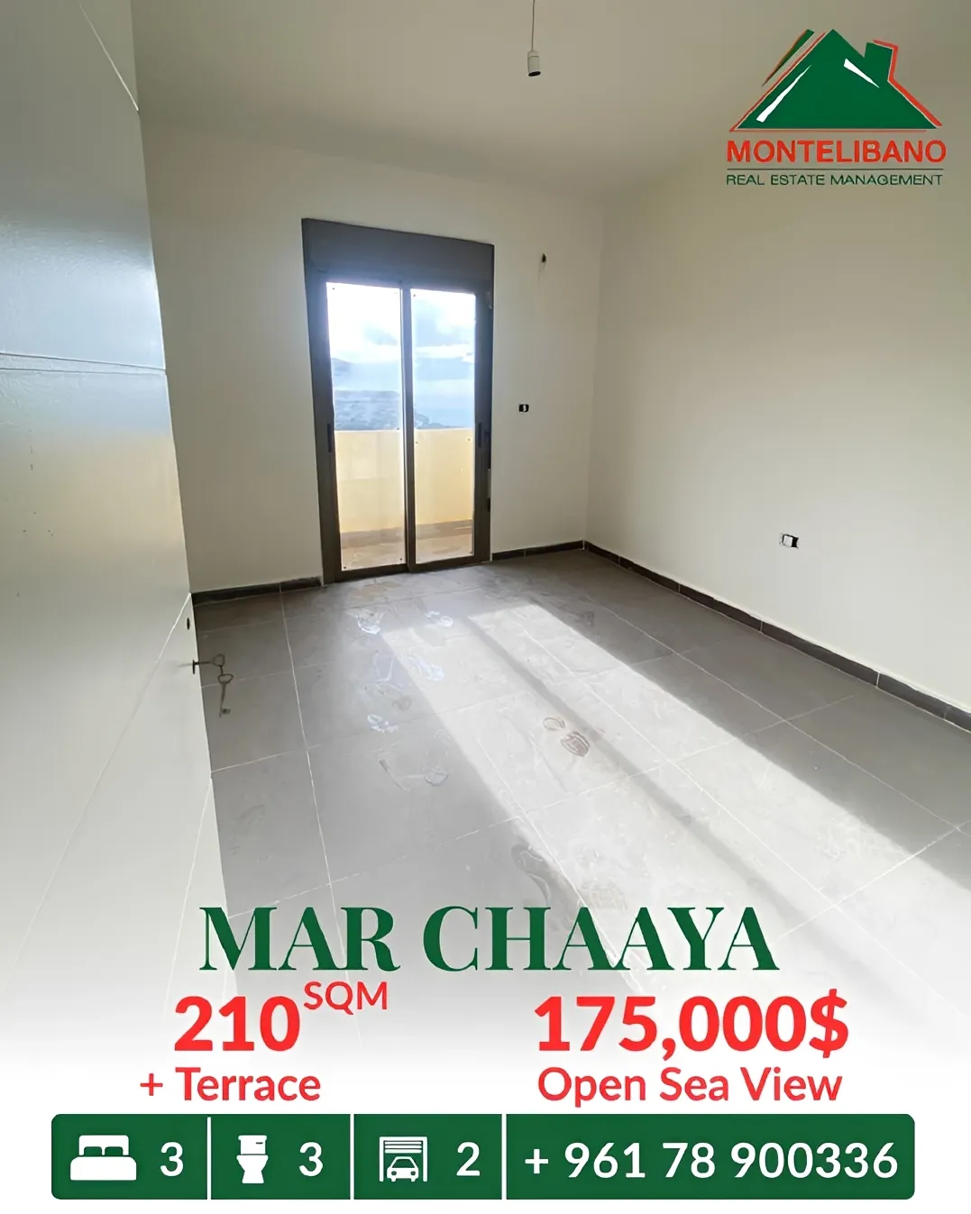 Duplex for sale in Mar Chaaya - 3 bed, 3 bath